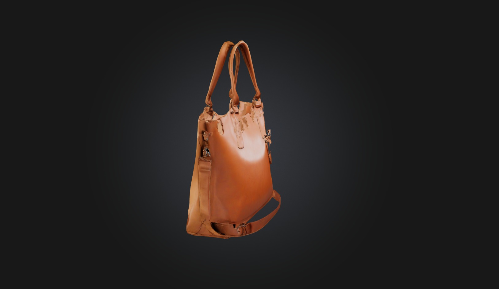 Bag model Low-poly 3D model_3