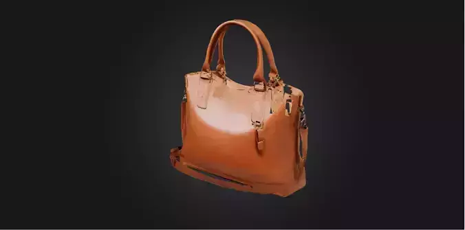 Bag model Low-poly 3D model