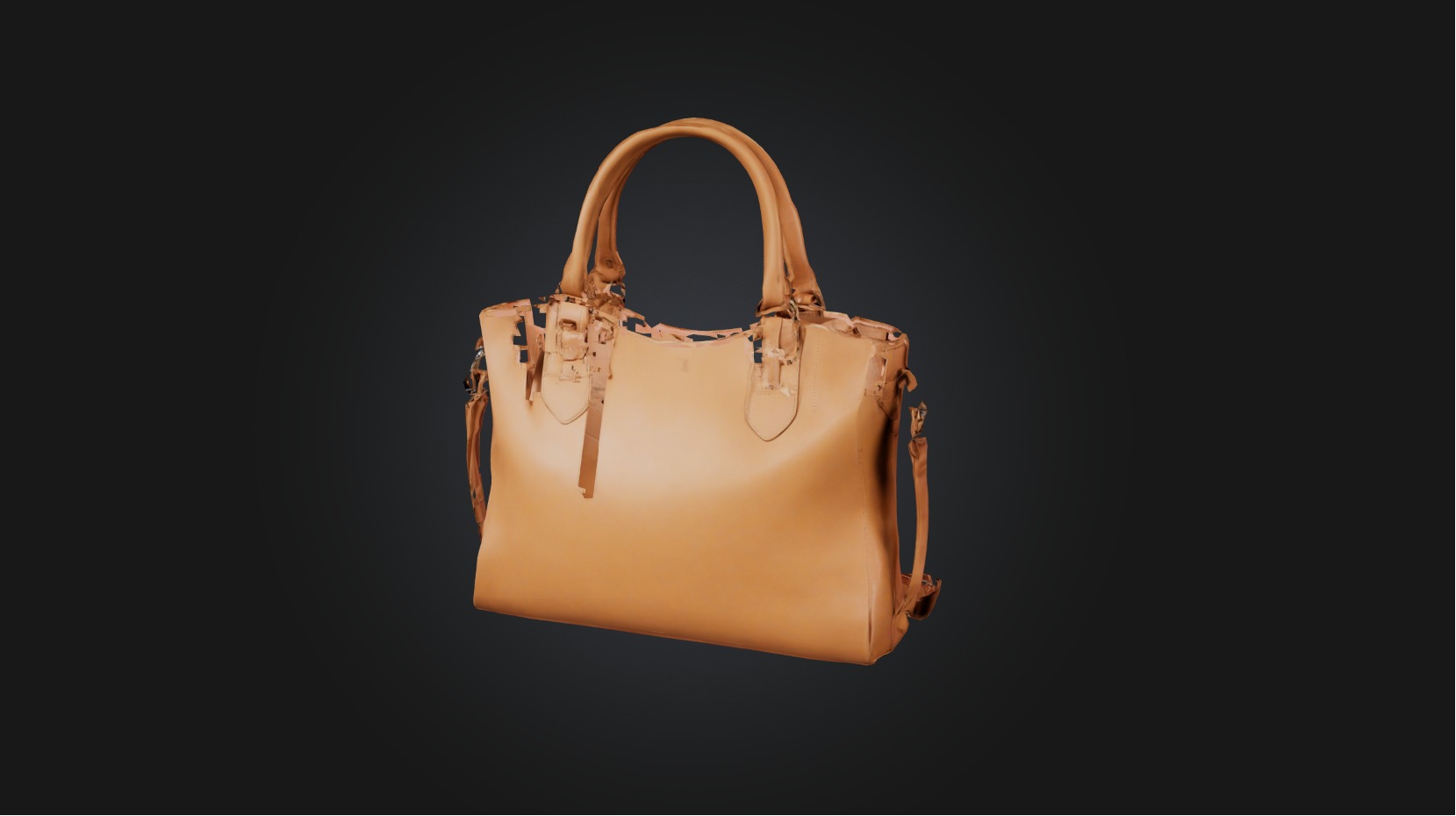 Bag model Low-poly 3D model_5