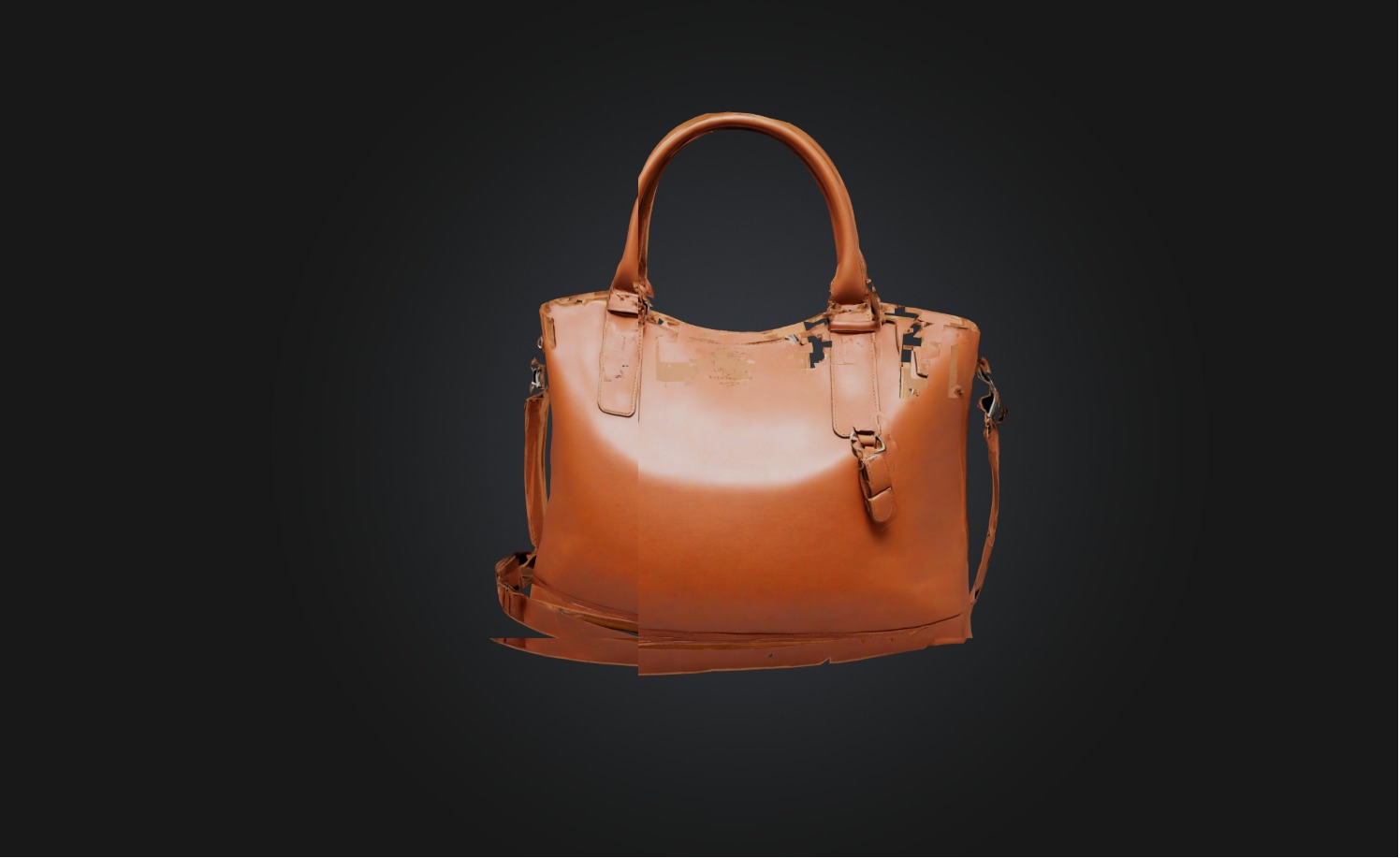 Bag model Low-poly 3D model_1