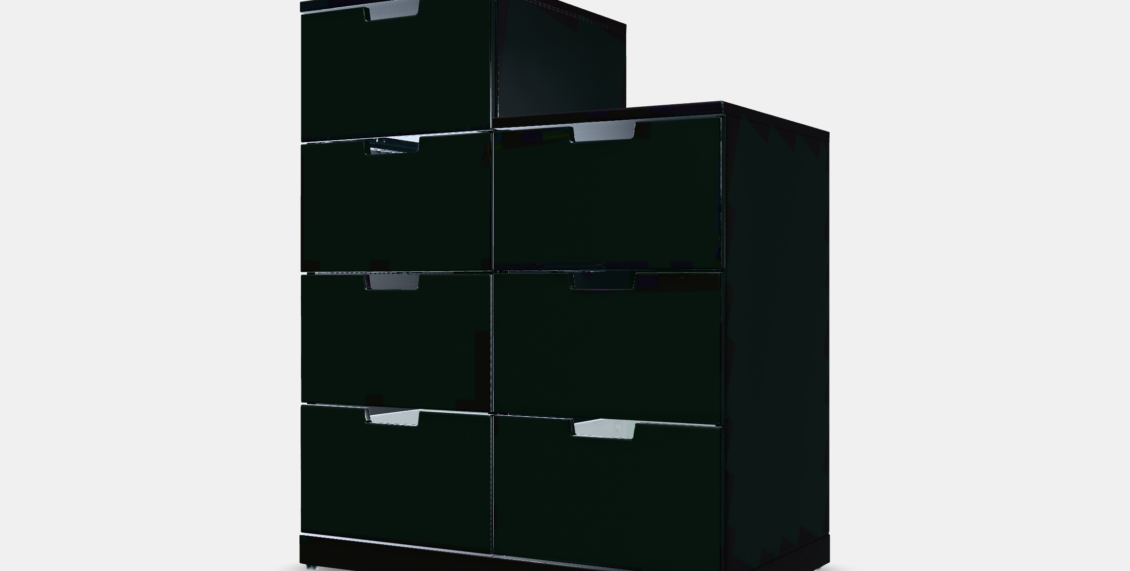 NORDLI Chest of 7 drawers 5 Low-poly 3D model_12