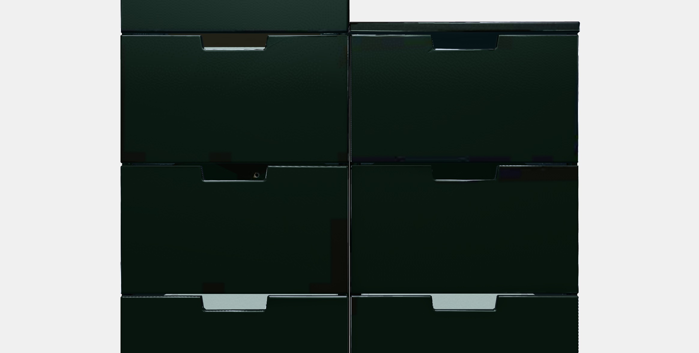 NORDLI Chest of 7 drawers 5 Low-poly 3D model_9
