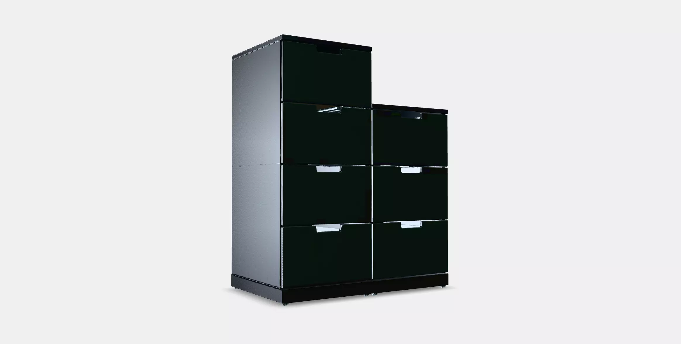 NORDLI Chest of 7 drawers 5 Low-poly 3D model_0