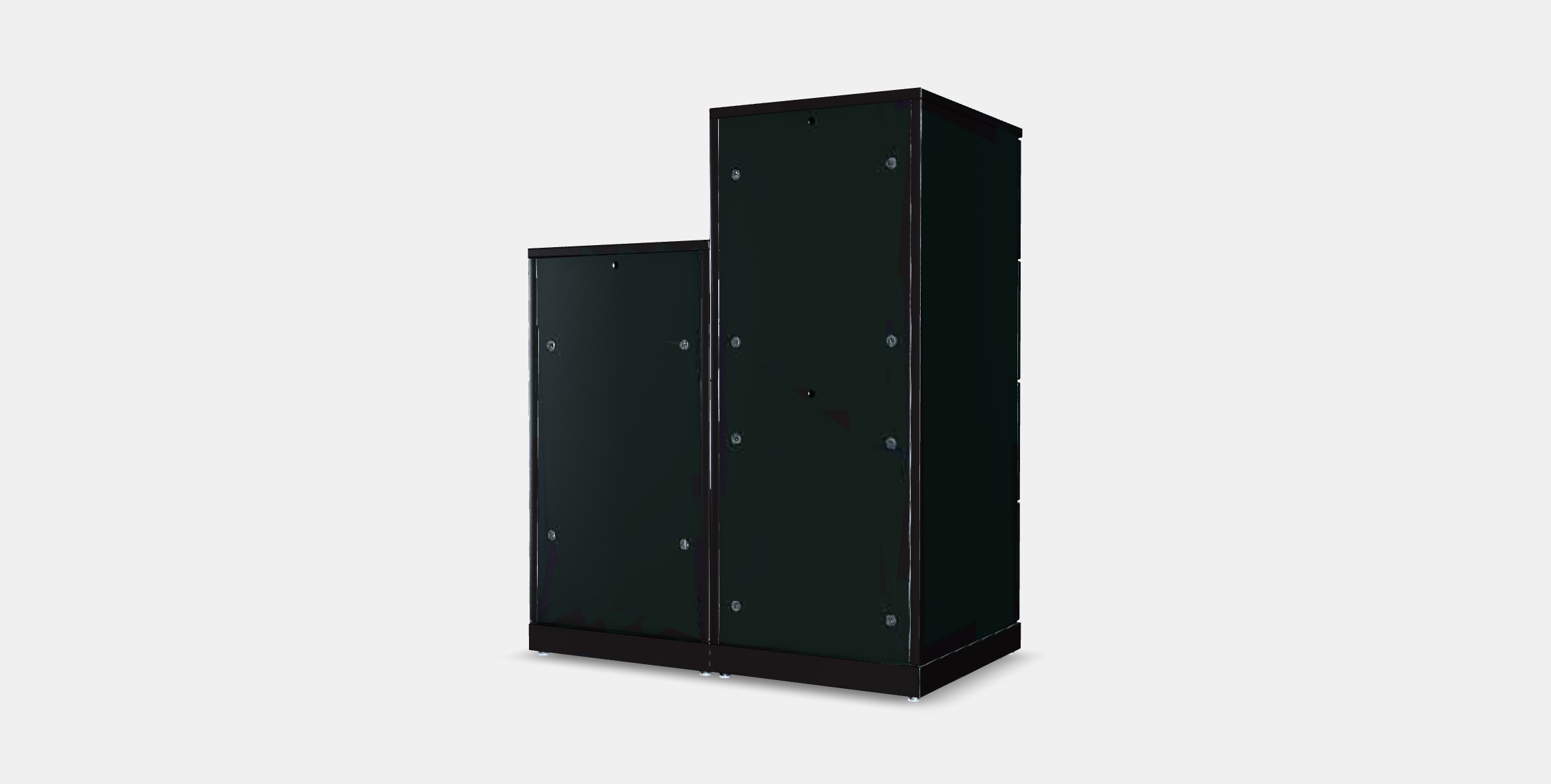NORDLI Chest of 7 drawers 5 Low-poly 3D model_3