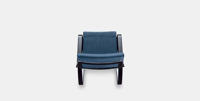 POANG Rocking-chair 13 Low-poly 3D model