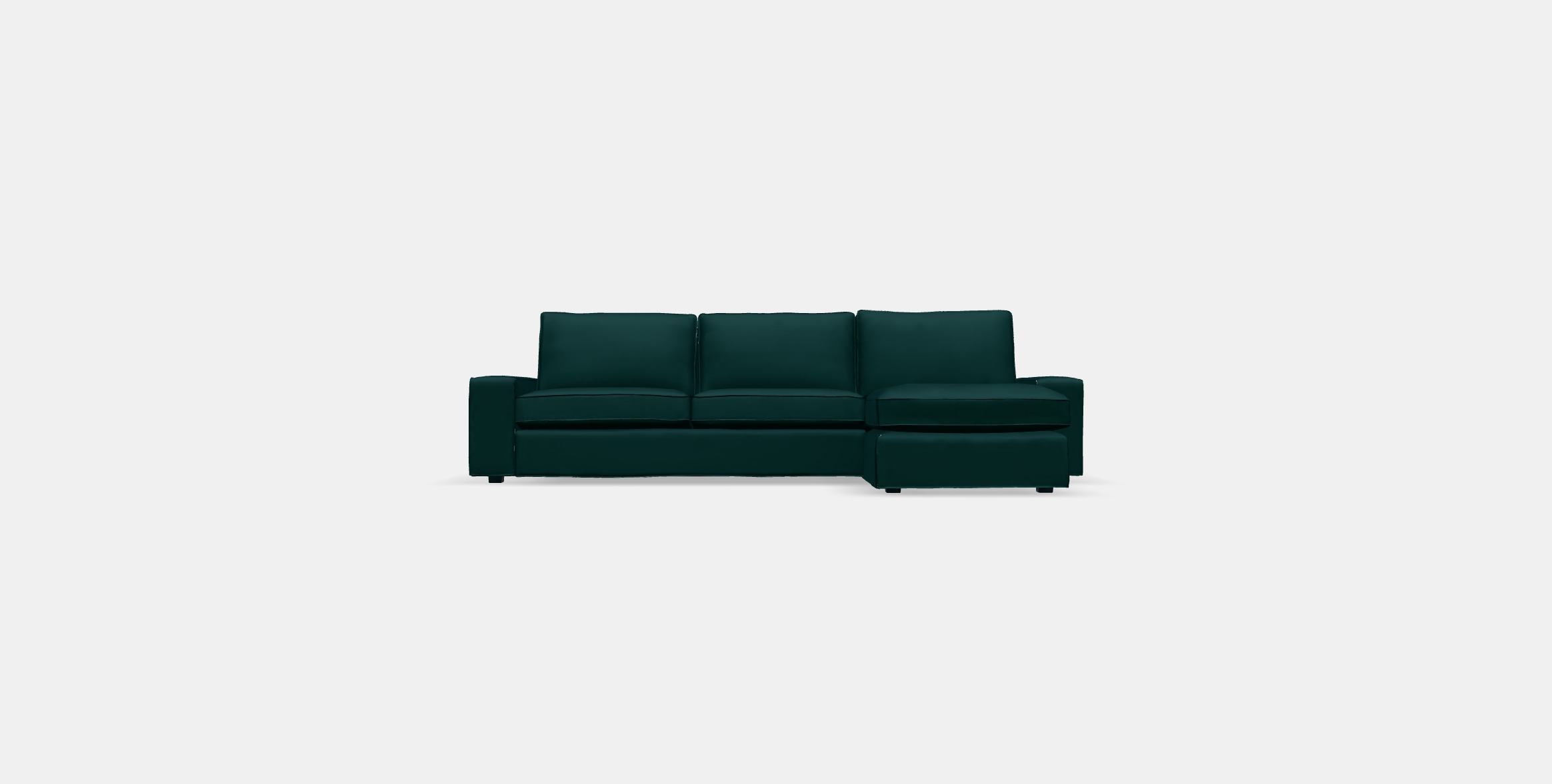 KIVIK 3-seat sofa with chaise longue 1 Low-poly 3D model_10