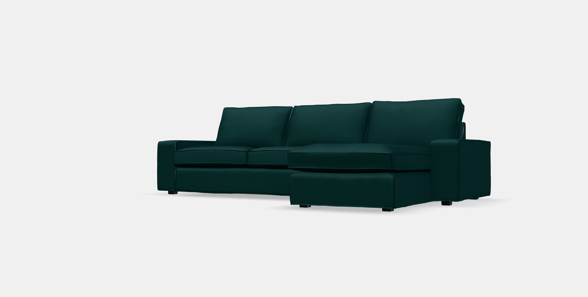 KIVIK 3-seat sofa with chaise longue 1 Low-poly 3D model_13