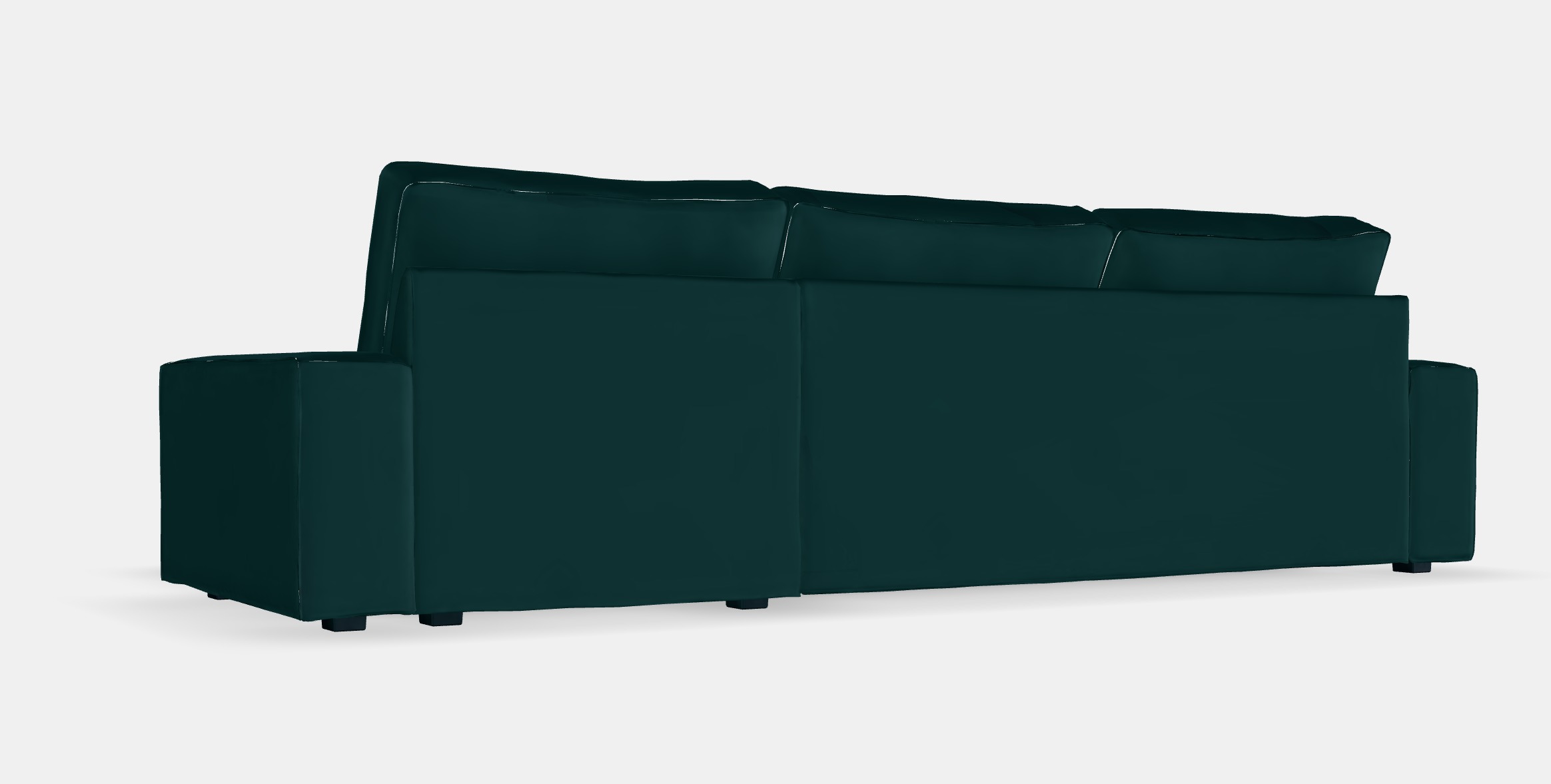 KIVIK 3-seat sofa with chaise longue 1 Low-poly 3D model_3