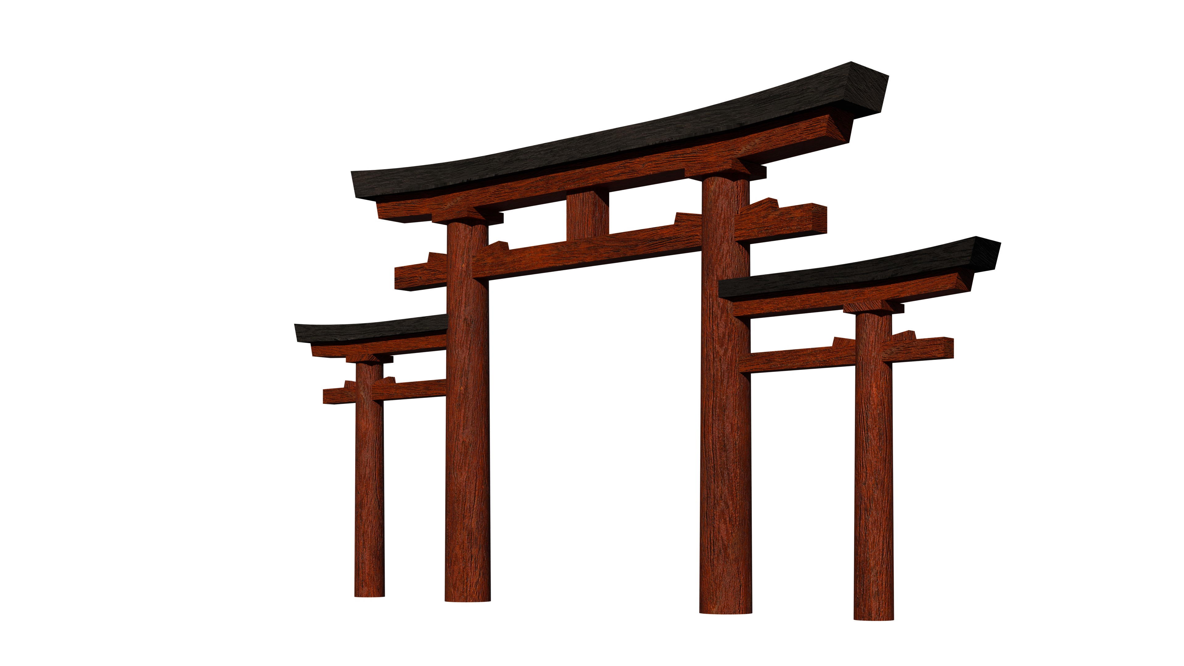 Traditional Japanese Architecture Pack 3D model_5