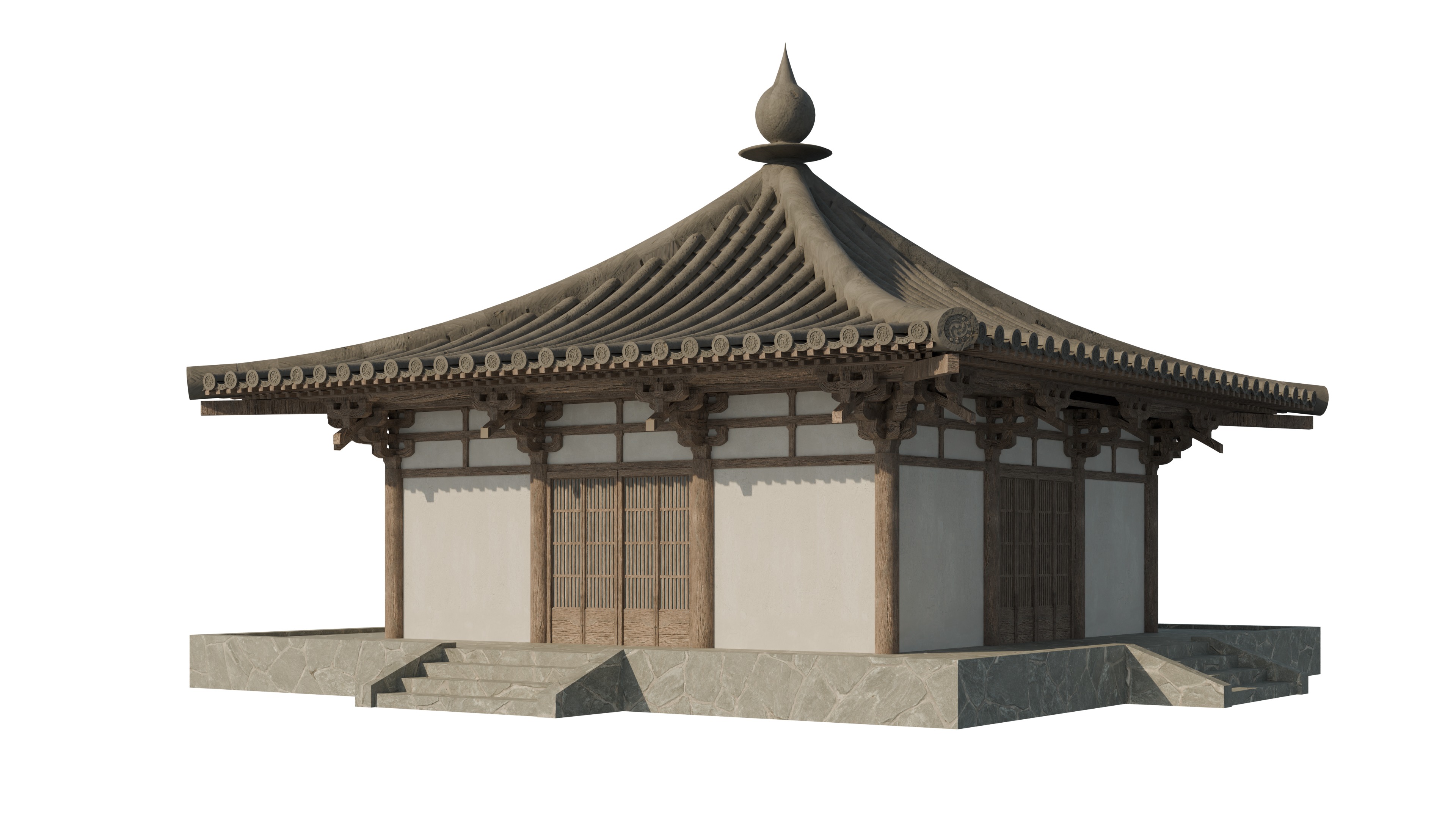 Traditional Japanese Architecture Pack 3D model_6