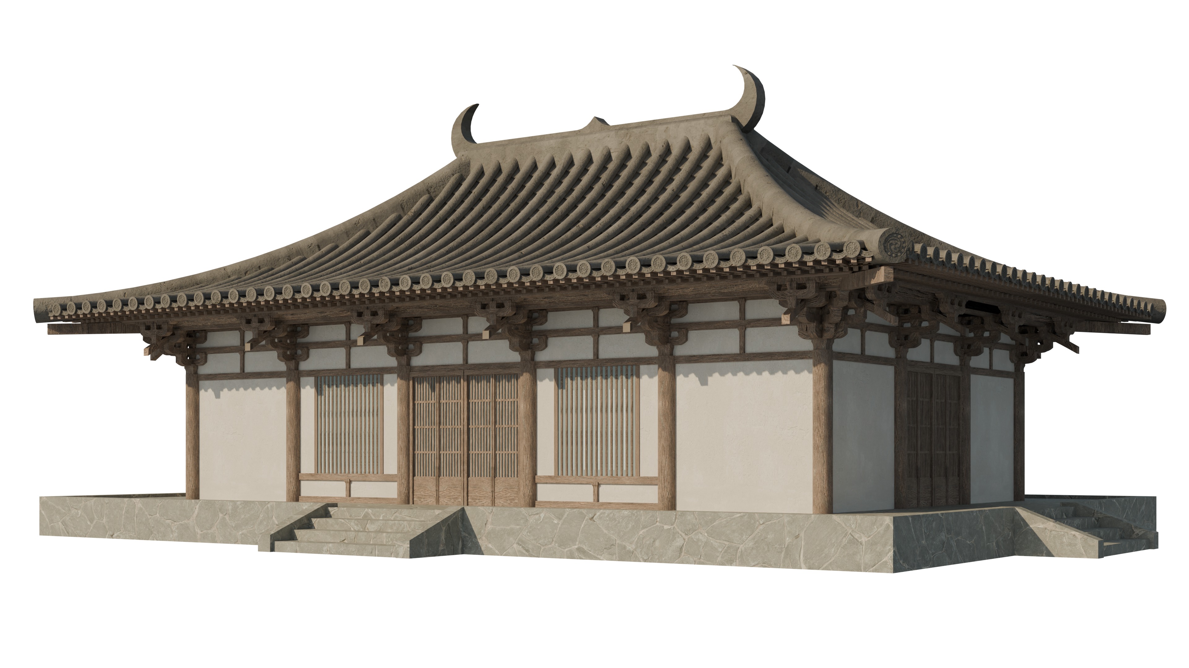 Traditional Japanese Architecture Pack 3D model_8