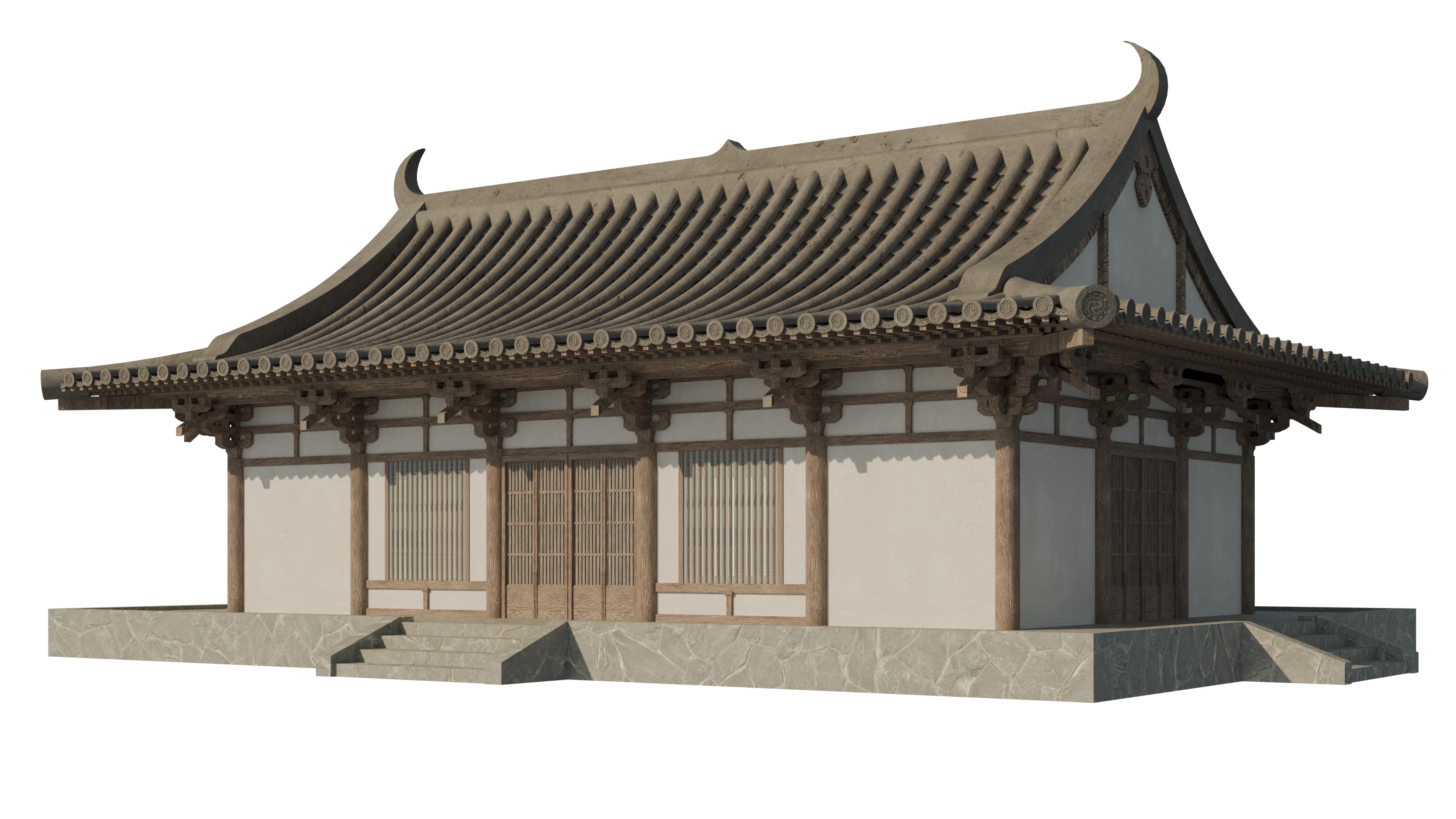 Traditional Japanese Architecture Pack 3D model_9