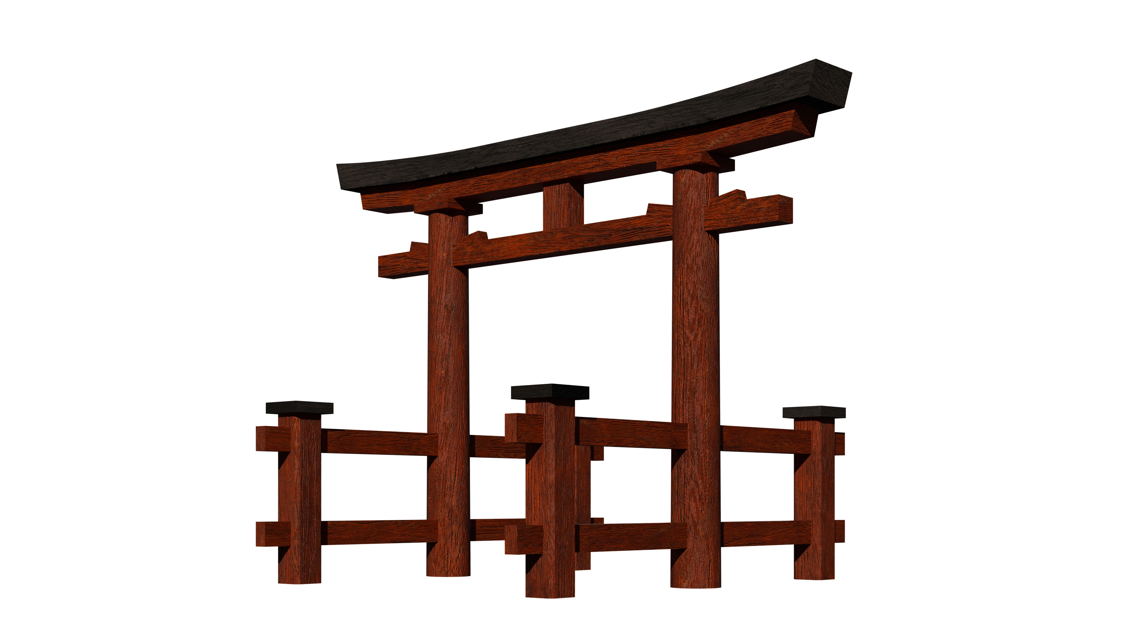 Traditional Japanese Architecture Pack 3D model_4