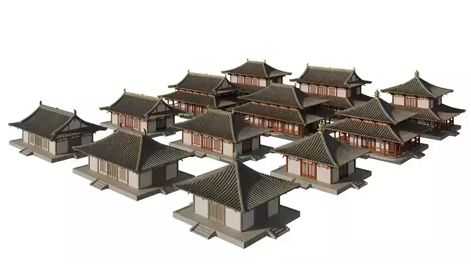 Traditional Japanese Architecture Pack