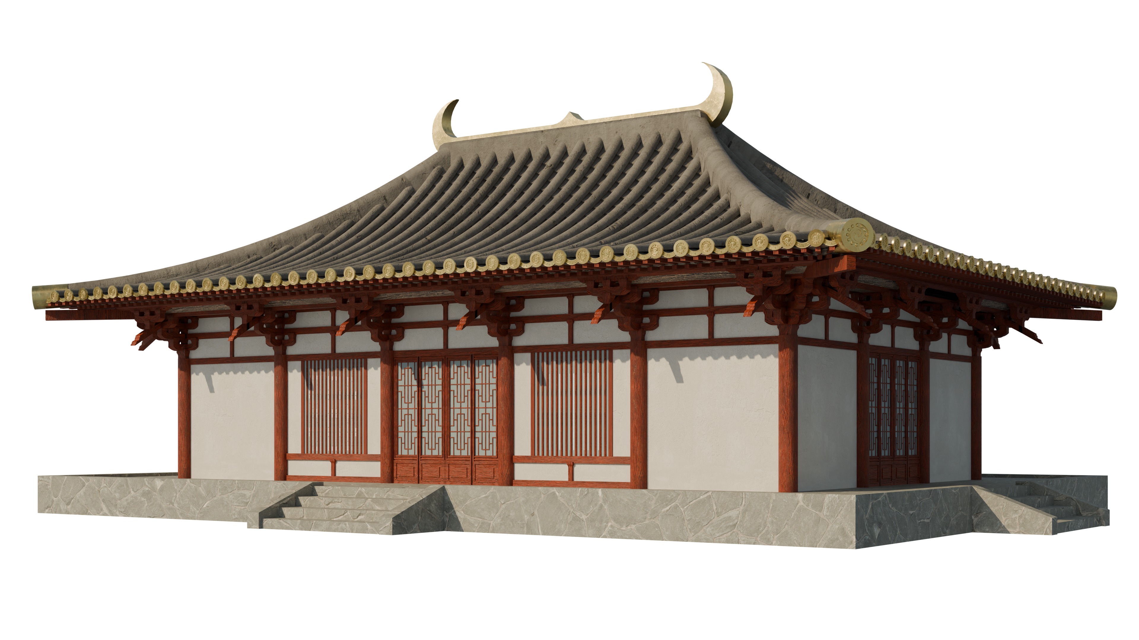 Traditional Japanese Architecture Pack 3D model_10