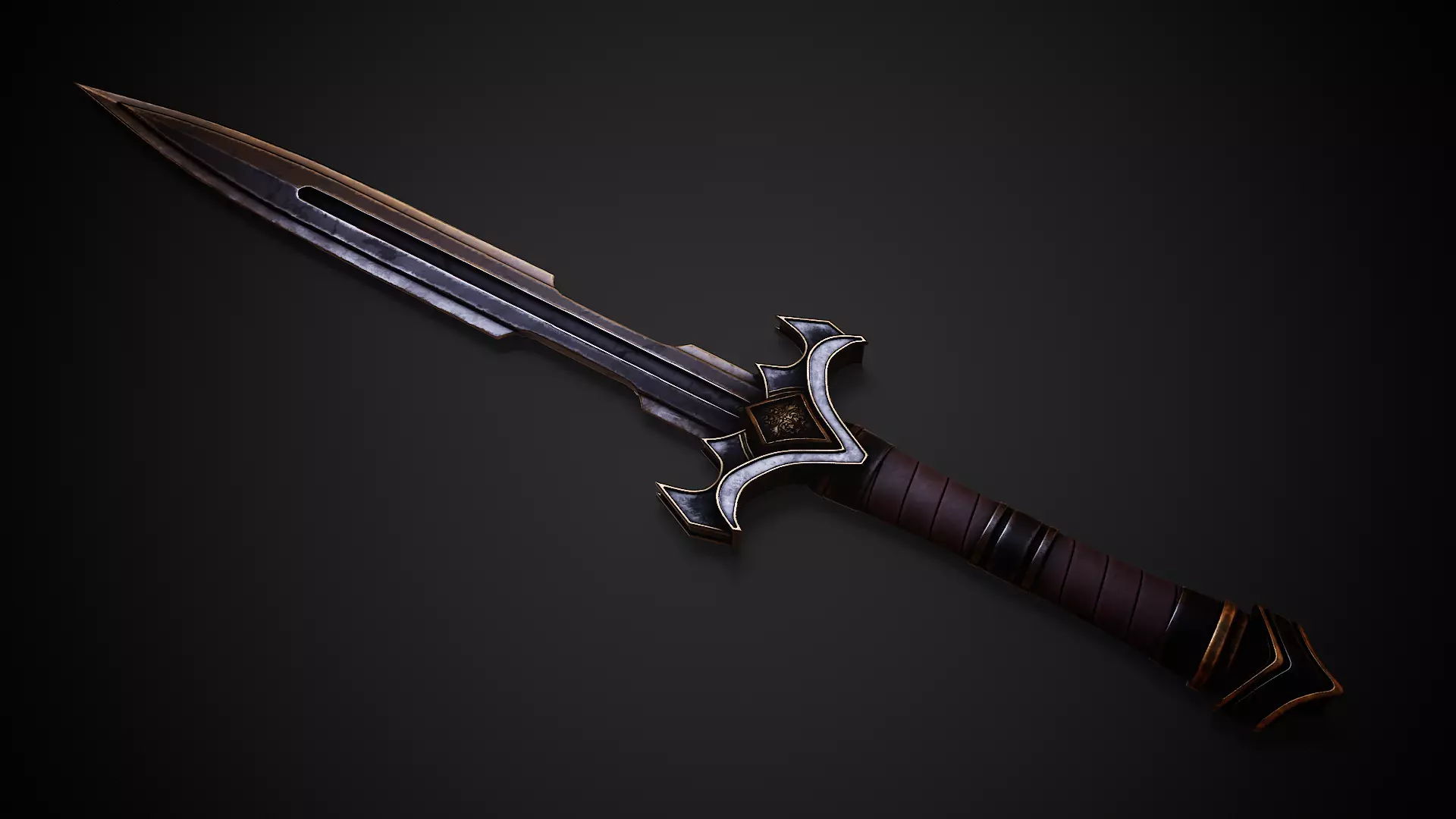 Clandestine - Inquisitor Dagger Low-poly 3D model