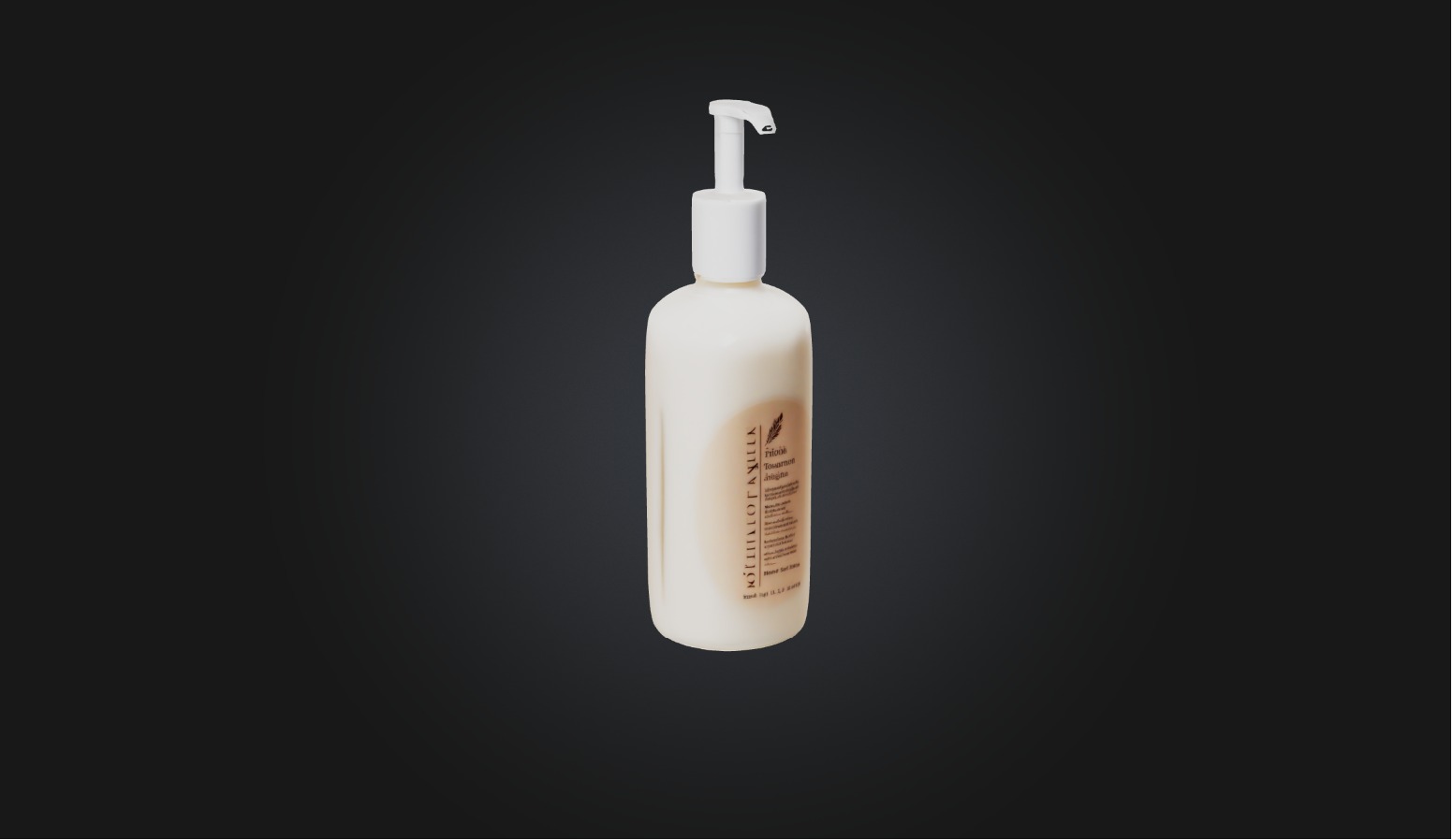 Lotion Low-poly 3D model_2