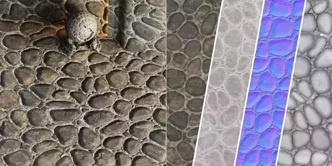 H92 Slate Stone - PBR - 4K - Seamless