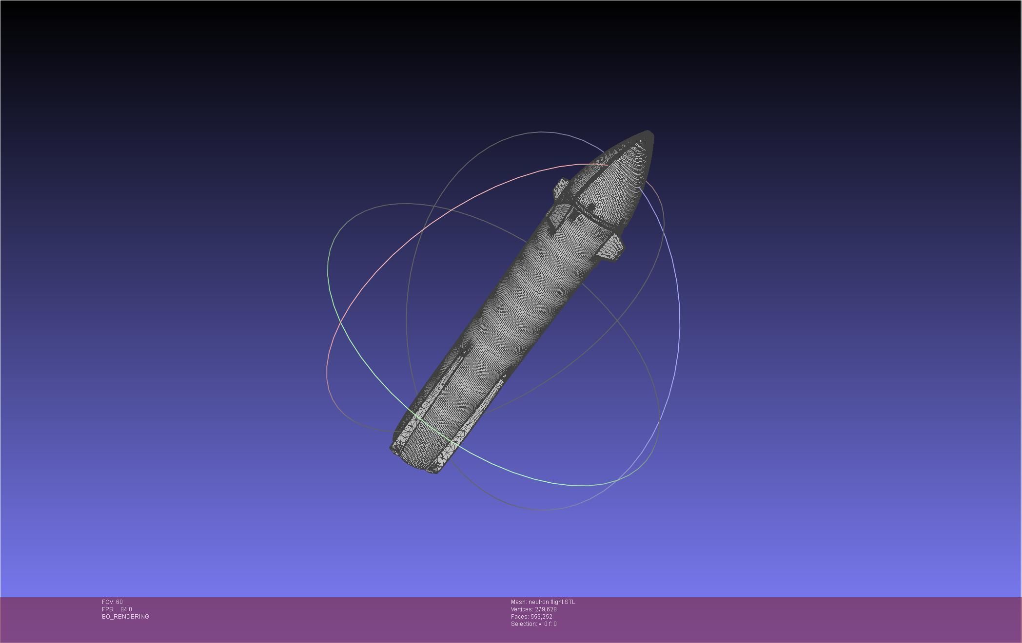 Rocket Lab Neutron Updated Version 3D print model_17