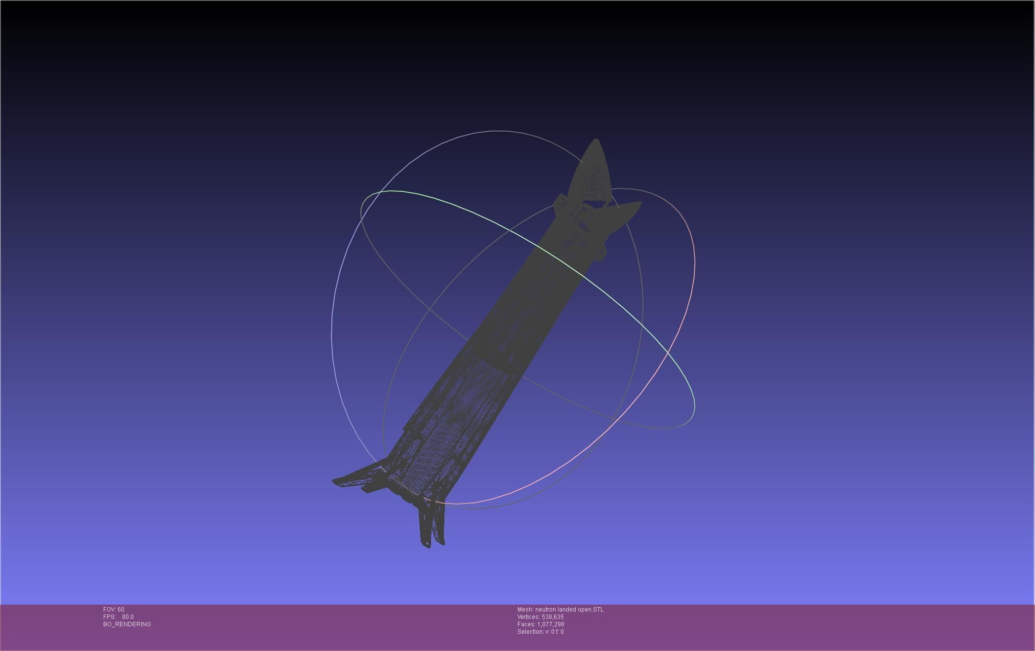 Rocket Lab Neutron Updated Version 3D print model_59