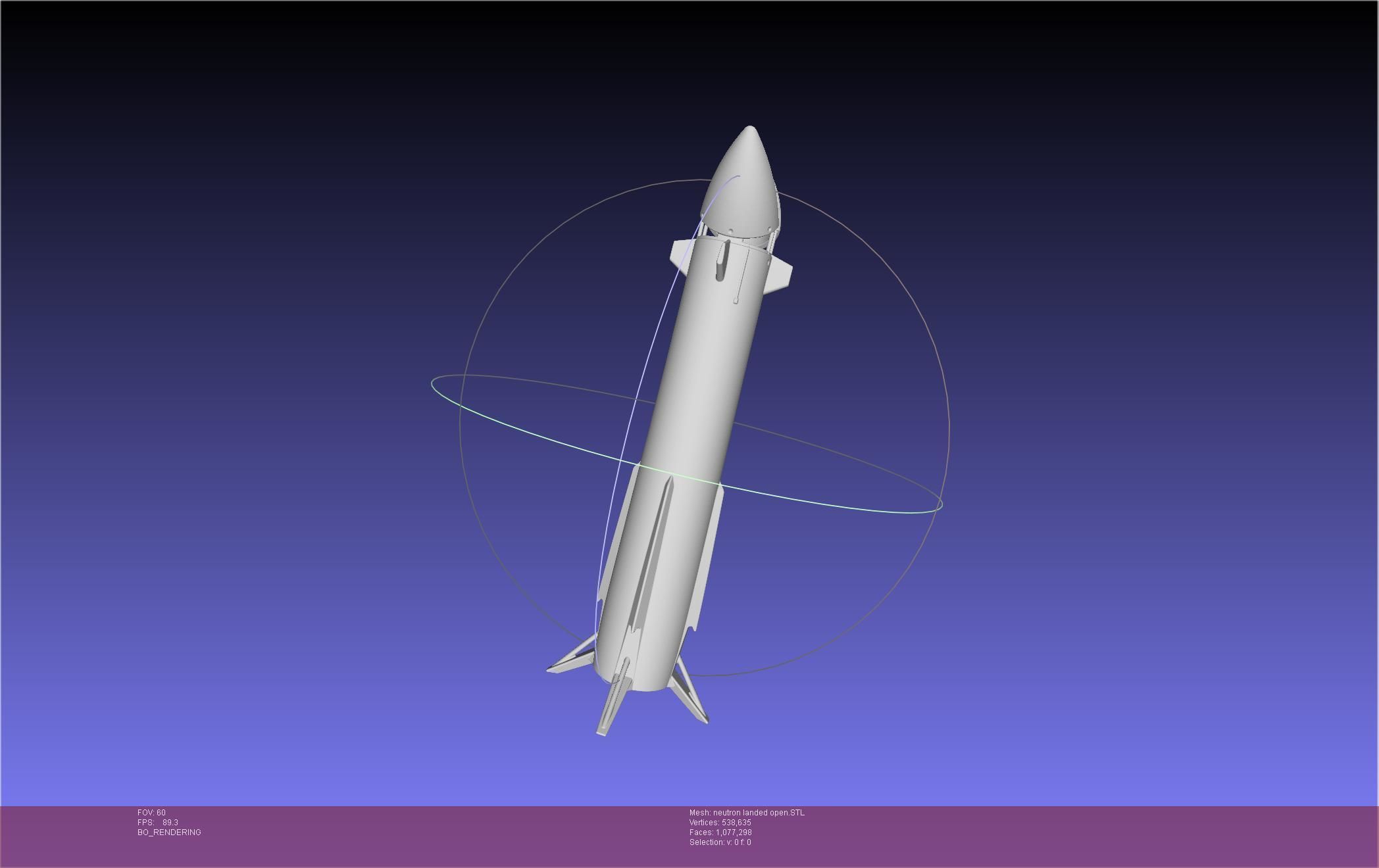 Rocket Lab Neutron Updated Version 3D print model_66