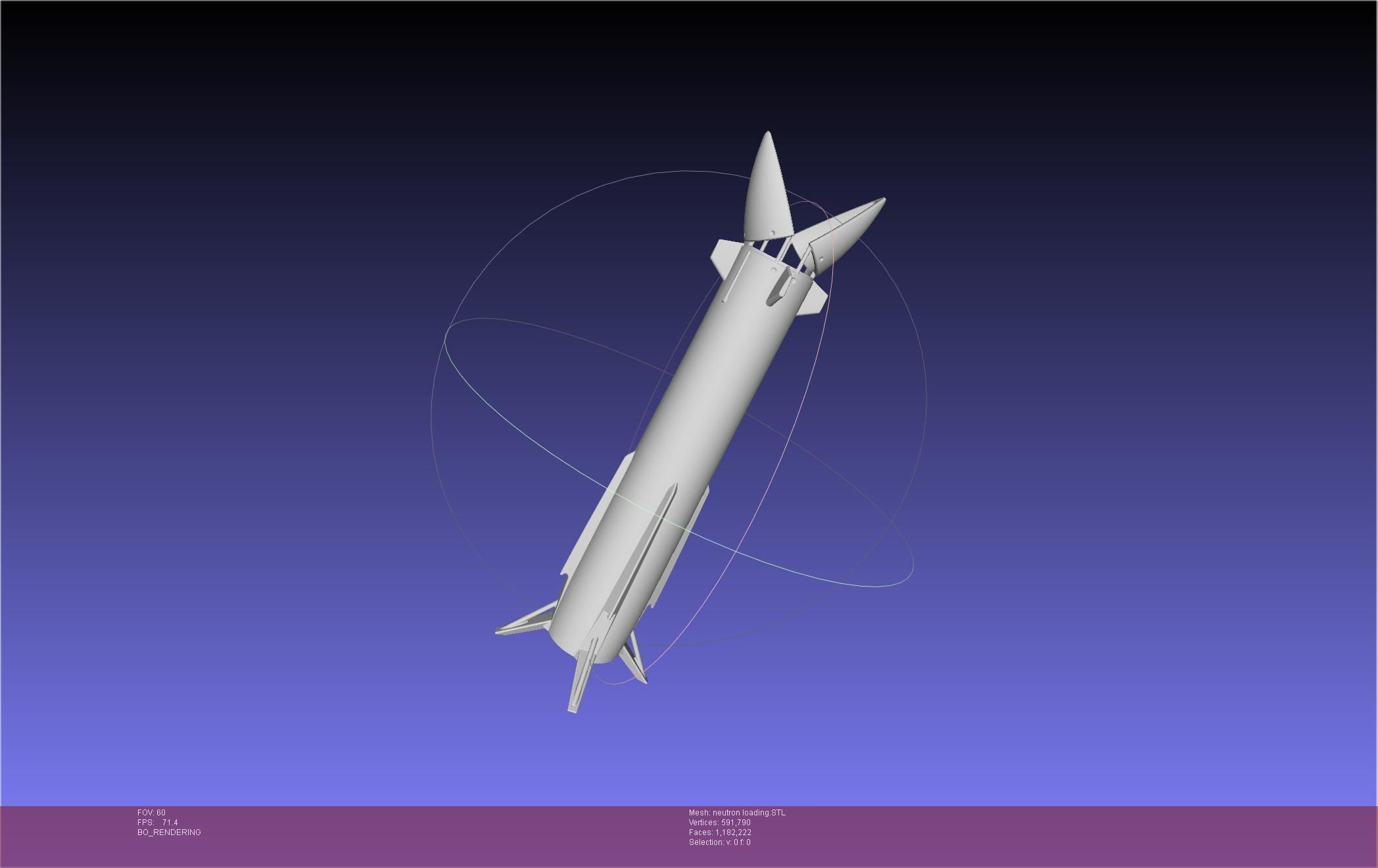 Rocket Lab Neutron Updated Version 3D print model_80