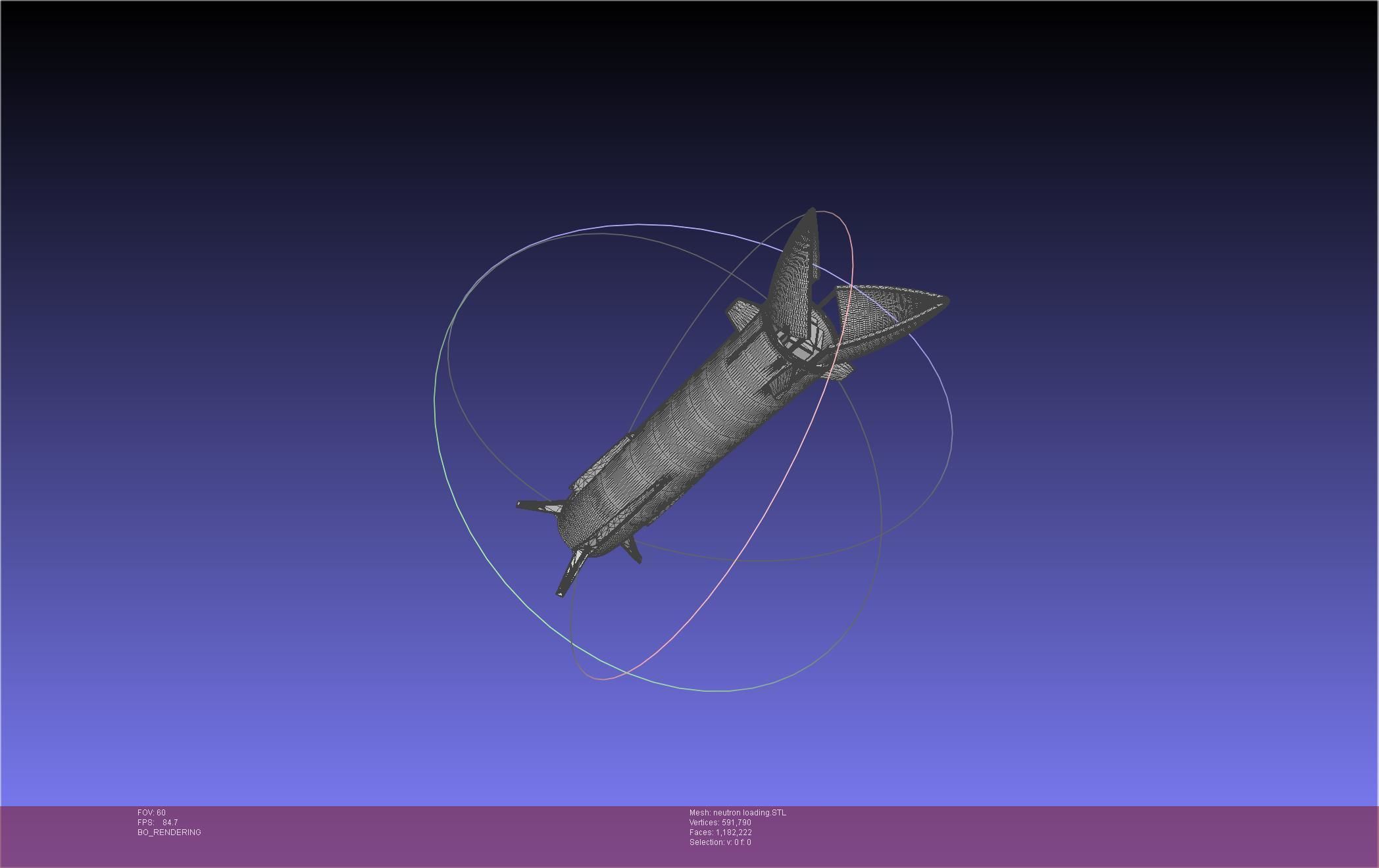 Rocket Lab Neutron Updated Version 3D print model_82