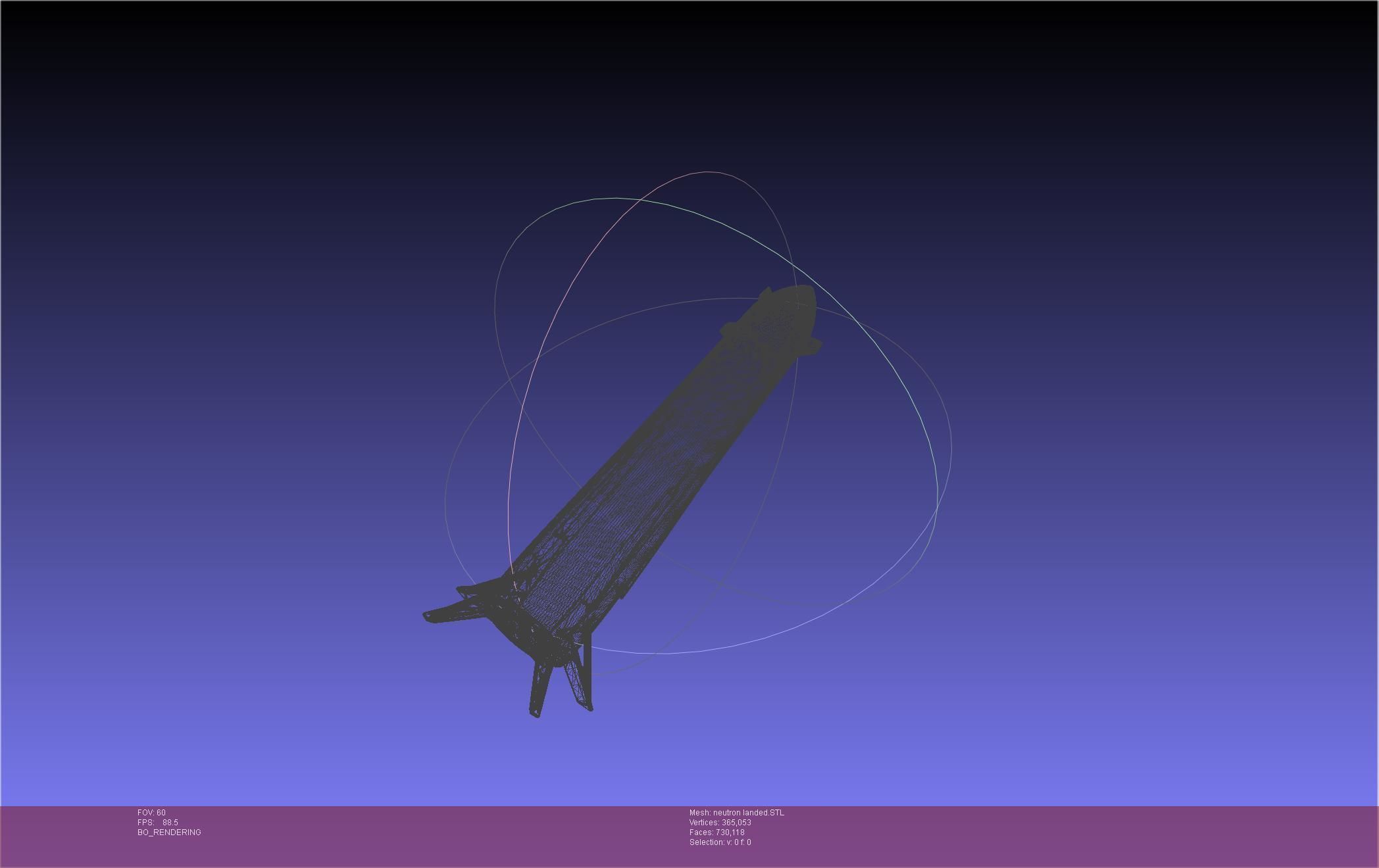 Rocket Lab Neutron Updated Version 3D print model_69