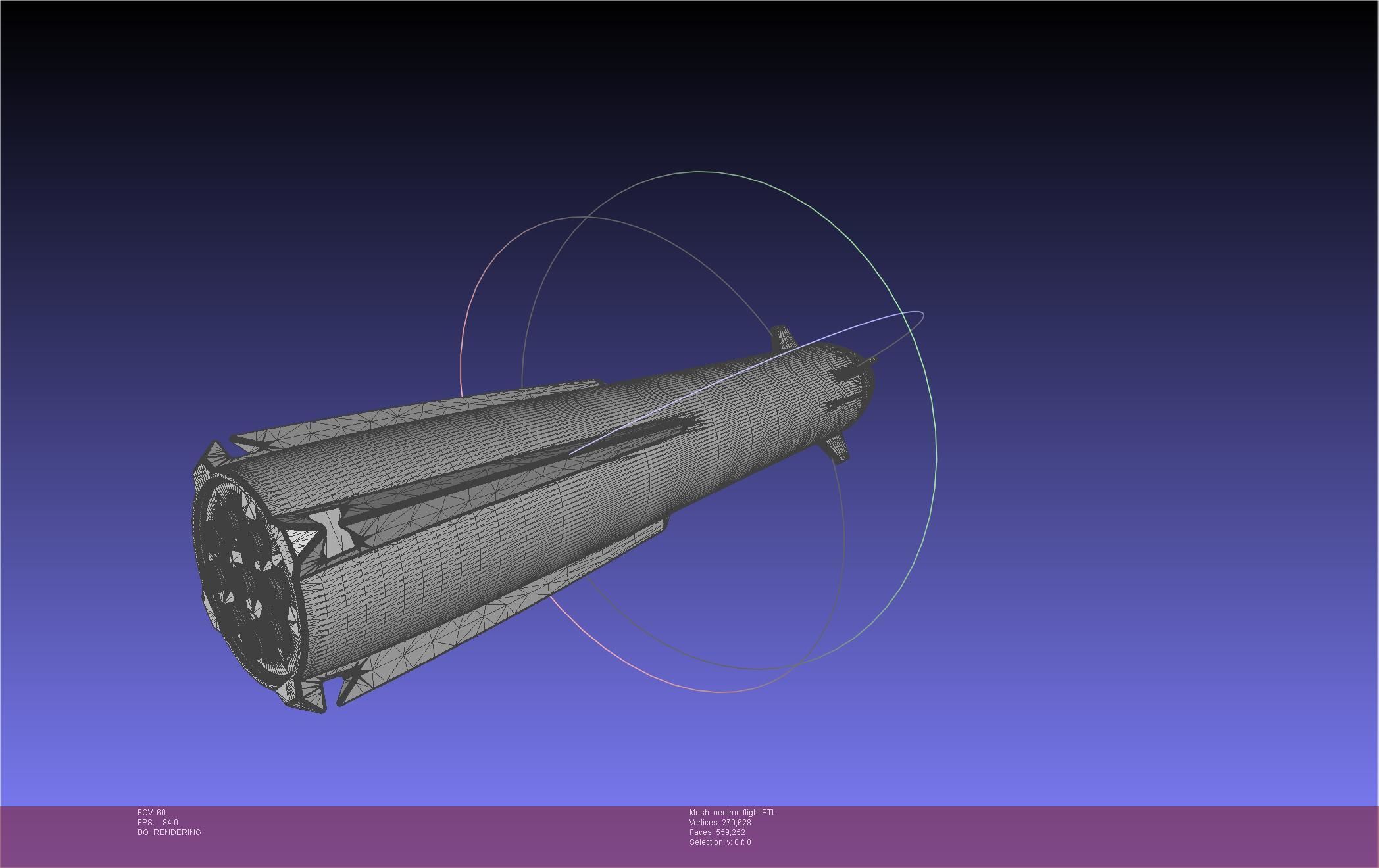 Rocket Lab Neutron Updated Version 3D print model_35