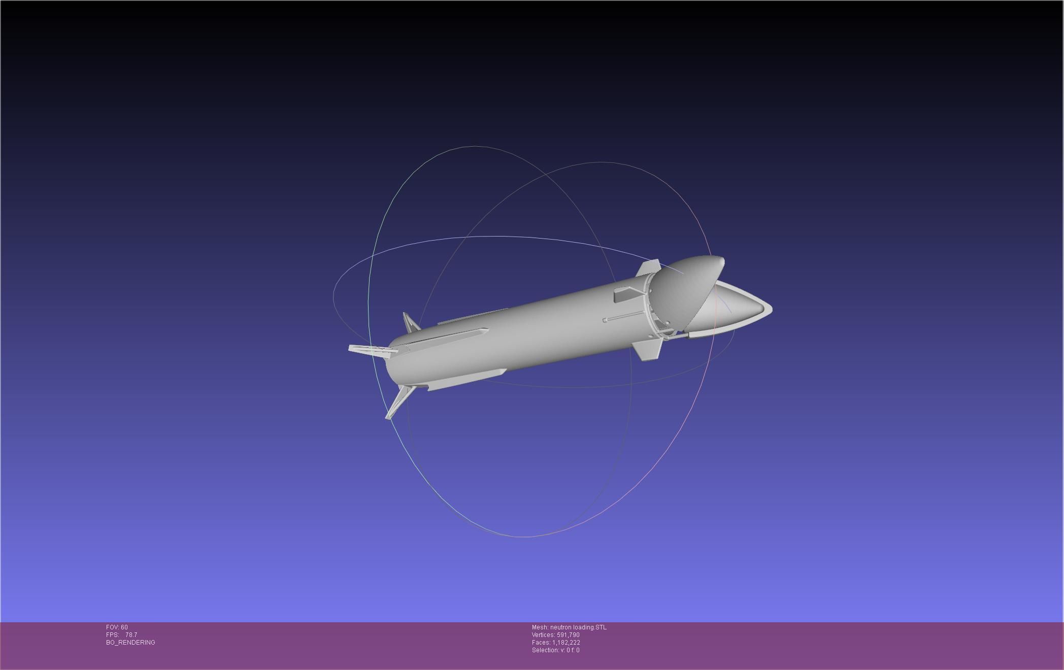 Rocket Lab Neutron Updated Version 3D print model_88