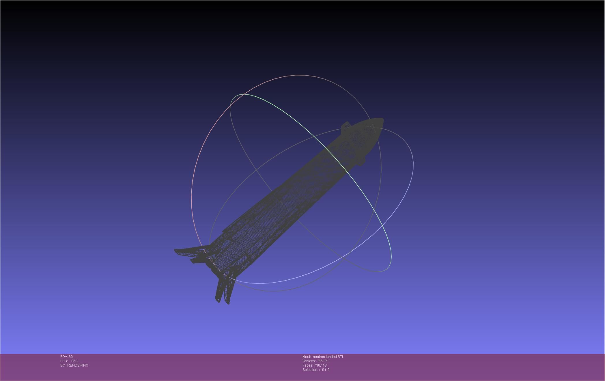 Rocket Lab Neutron Updated Version 3D print model_62