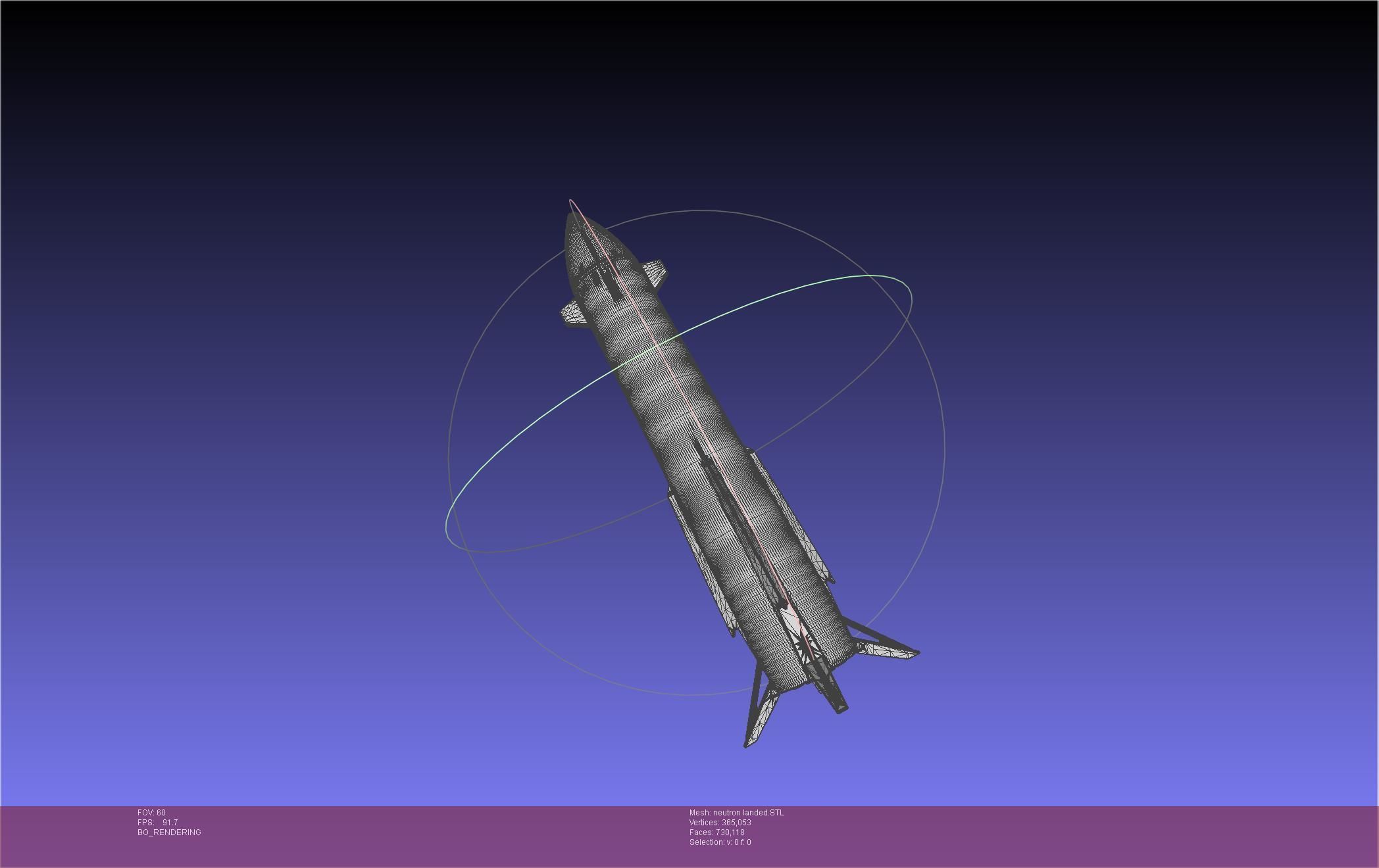 Rocket Lab Neutron Updated Version 3D print model_63