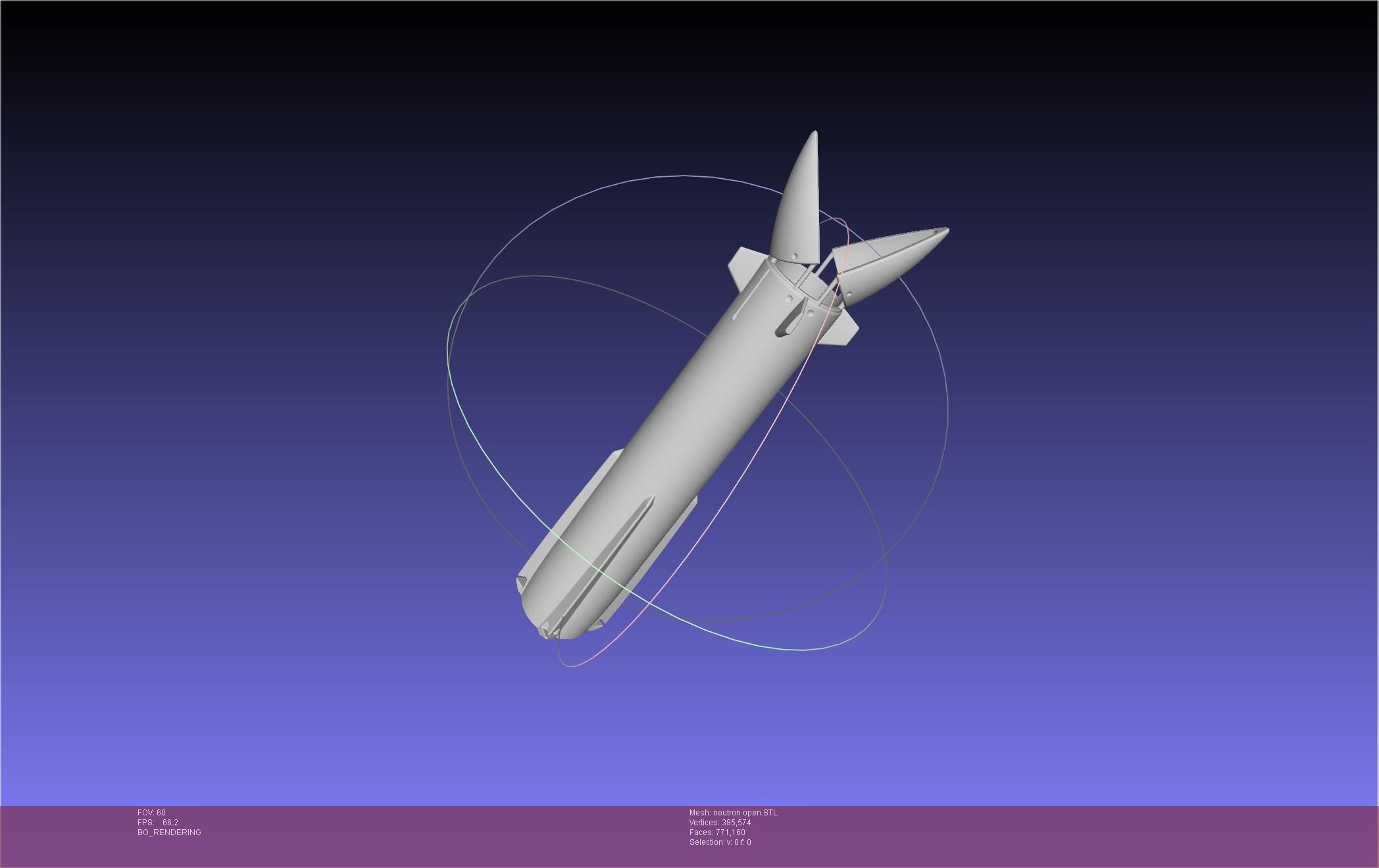 Rocket Lab Neutron Updated Version 3D print model_103