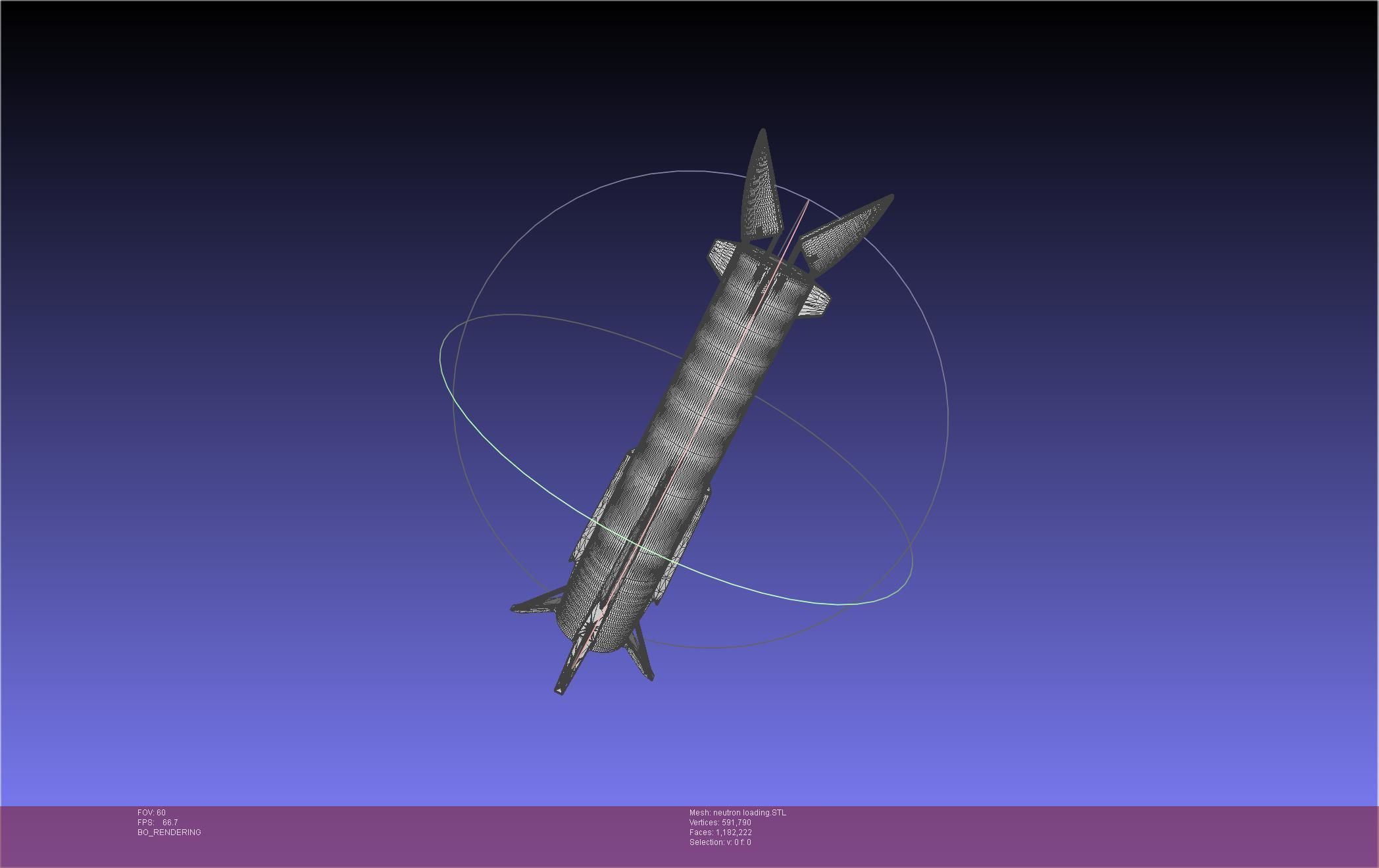 Rocket Lab Neutron Updated Version 3D print model_91