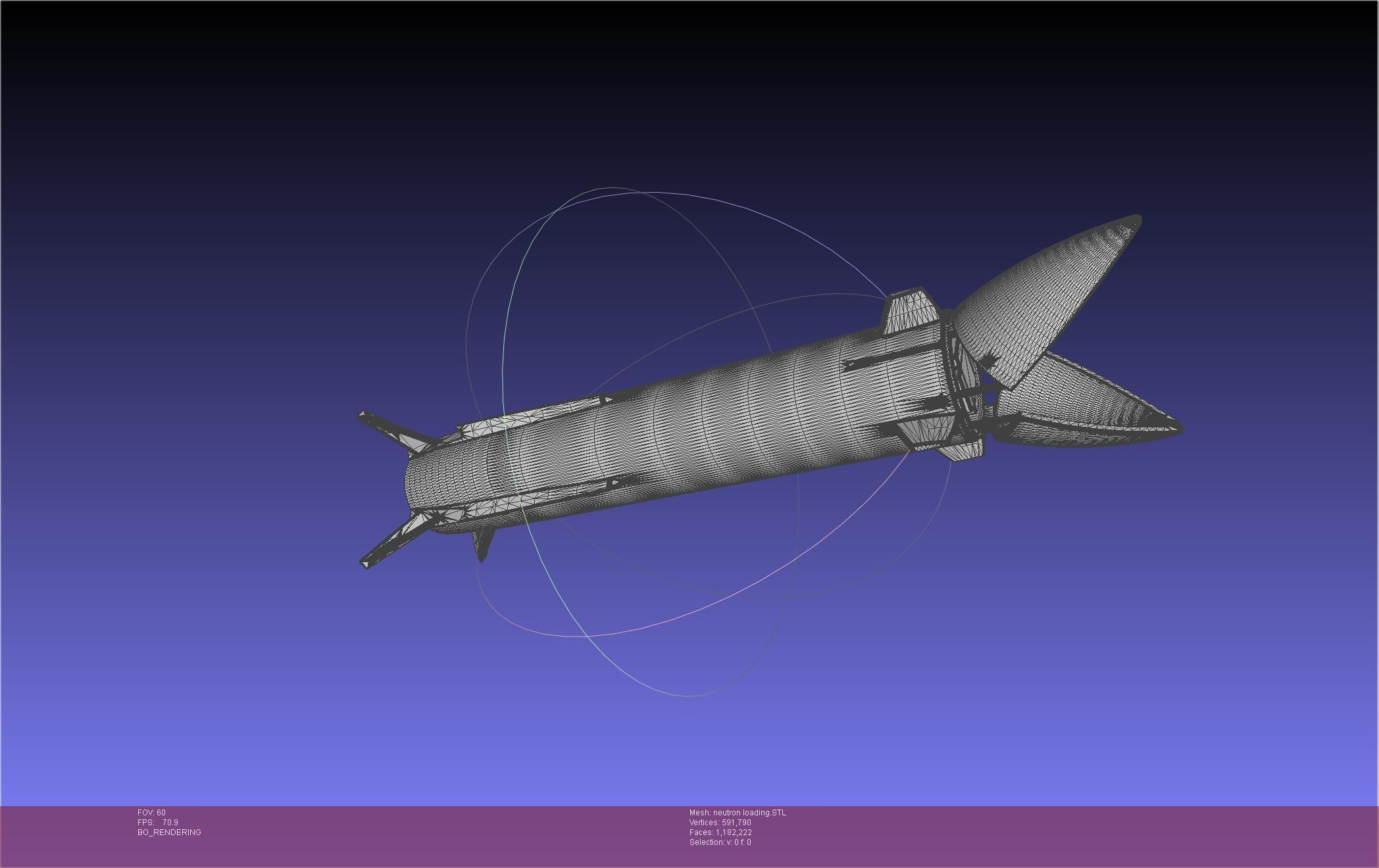 Rocket Lab Neutron Updated Version 3D print model_104