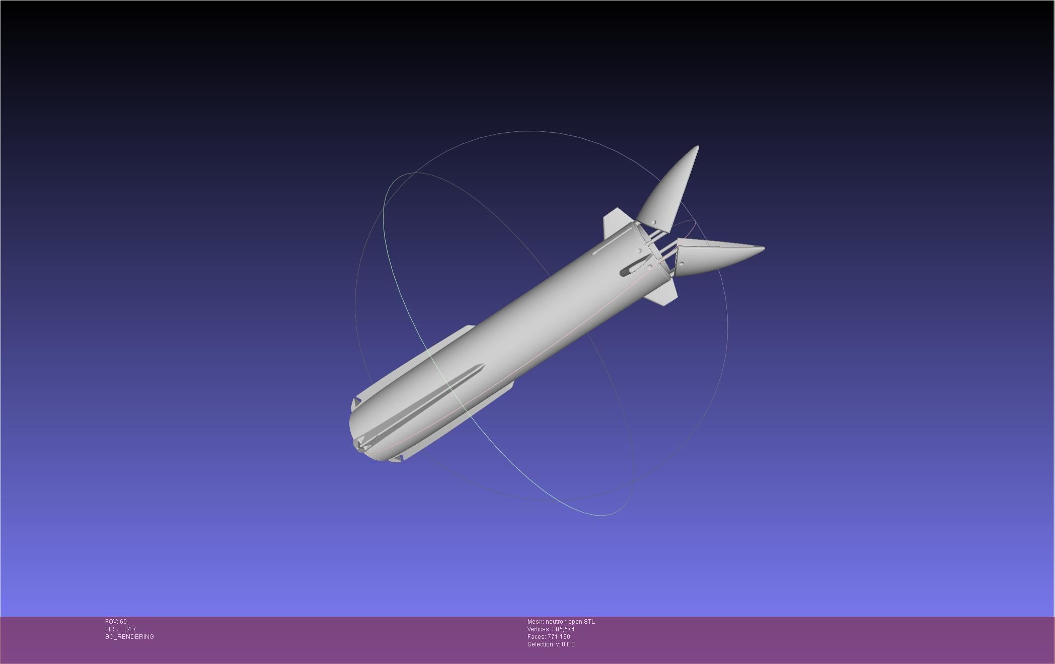 Rocket Lab Neutron Updated Version 3D print model_109