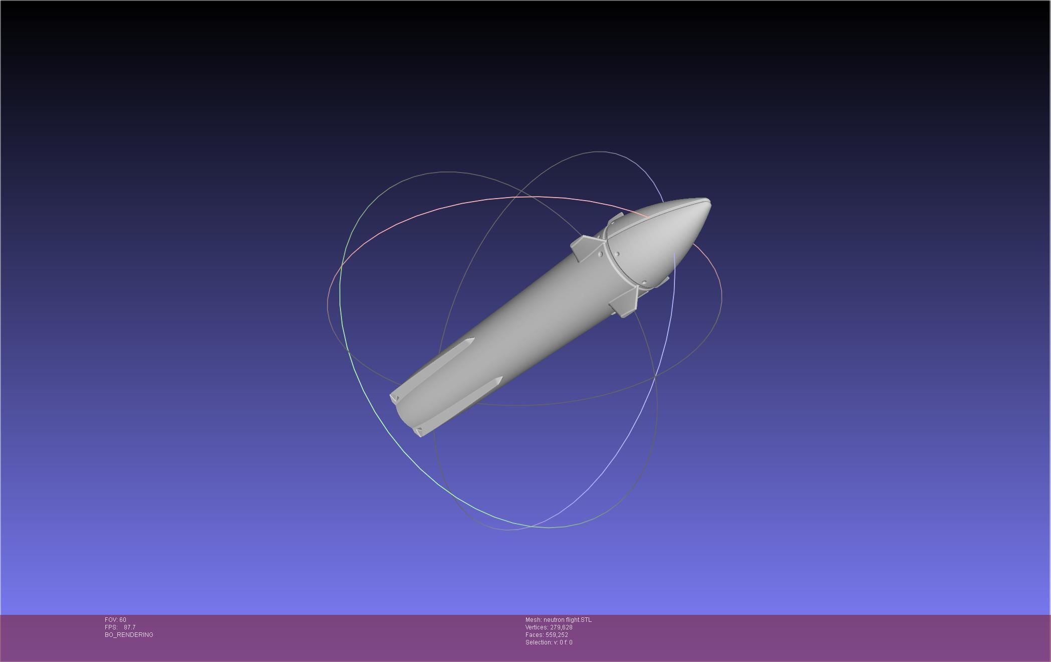 Rocket Lab Neutron Updated Version 3D print model_5