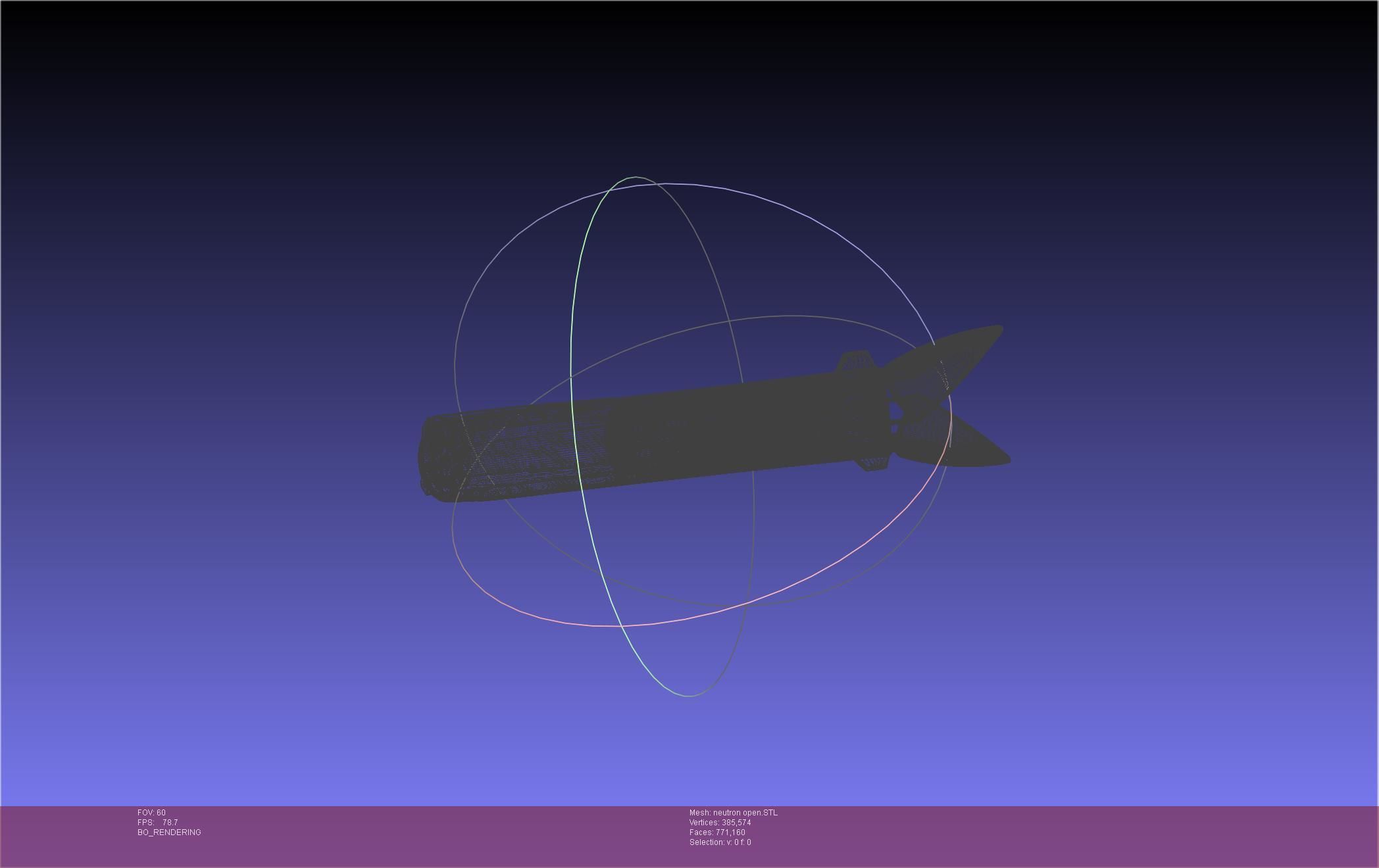 Rocket Lab Neutron Updated Version 3D print model_115