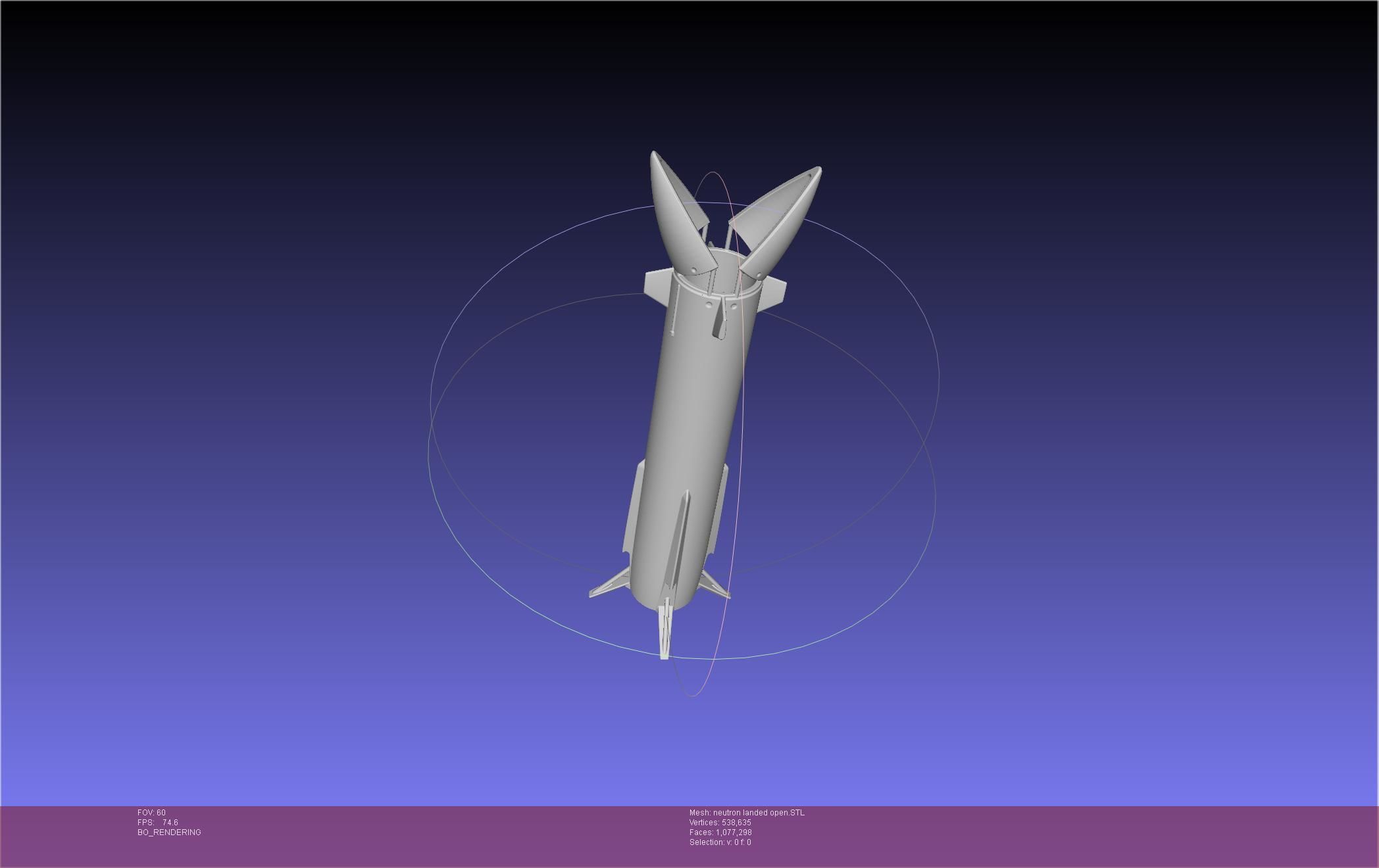 Rocket Lab Neutron Updated Version 3D print model_26