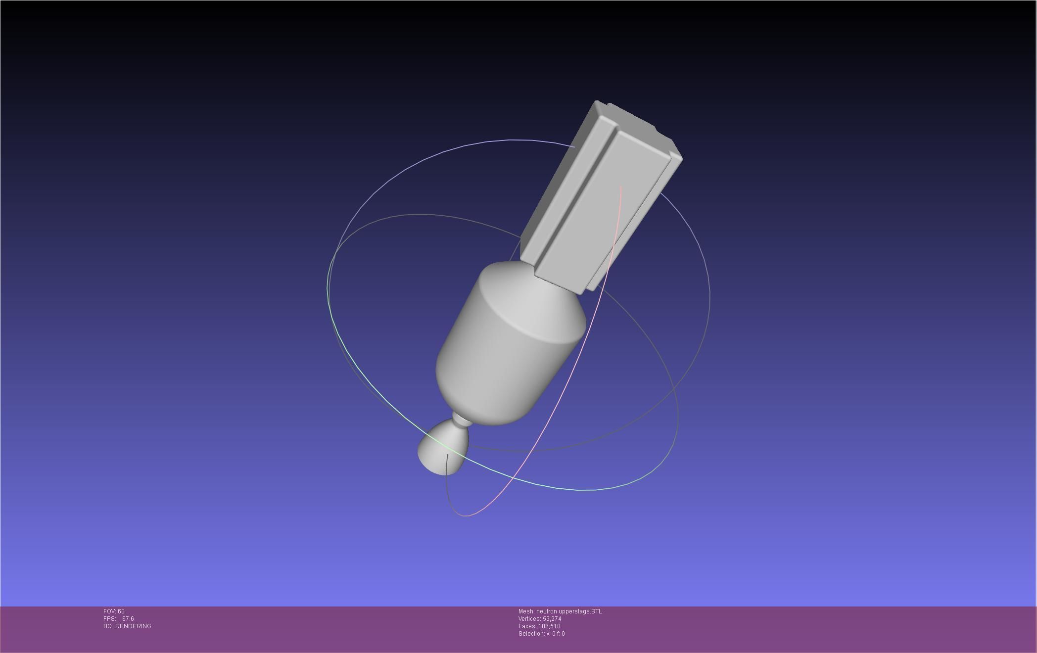 Rocket Lab Neutron Updated Version 3D print model_121