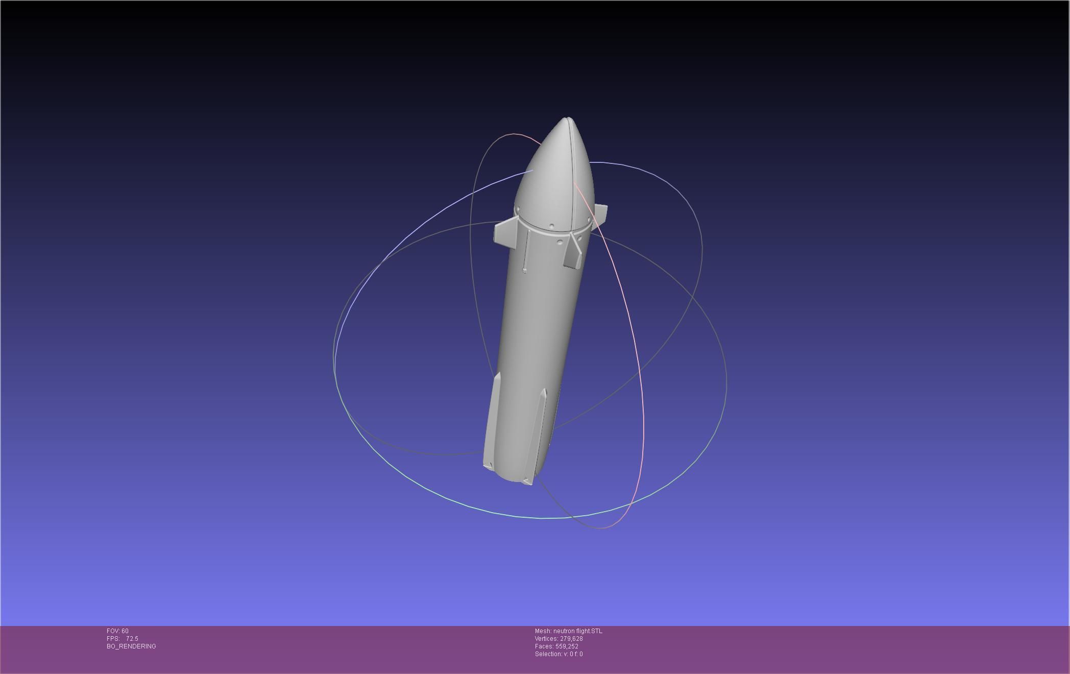 Rocket Lab Neutron Updated Version 3D print model_6