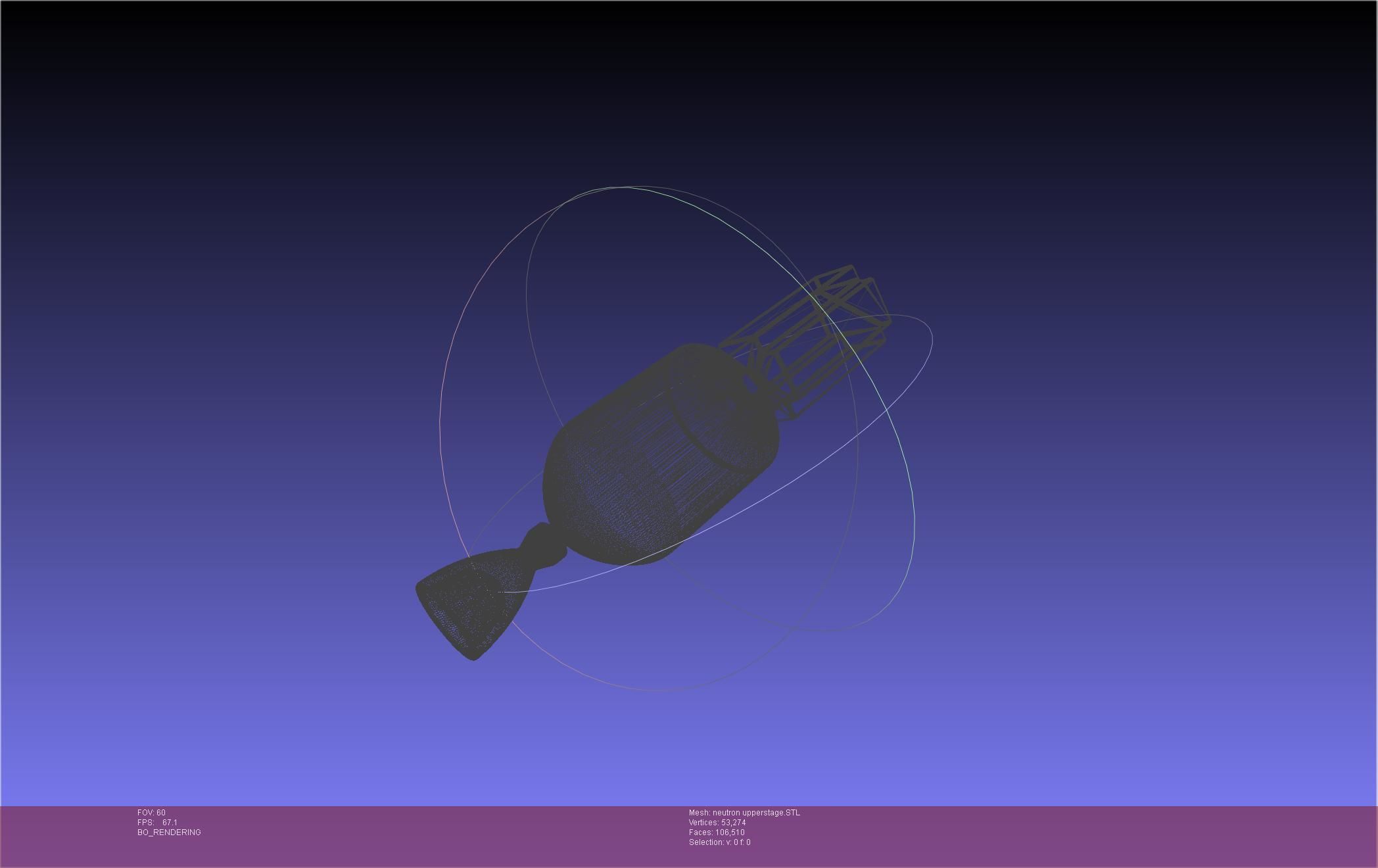 Rocket Lab Neutron Updated Version 3D print model_131