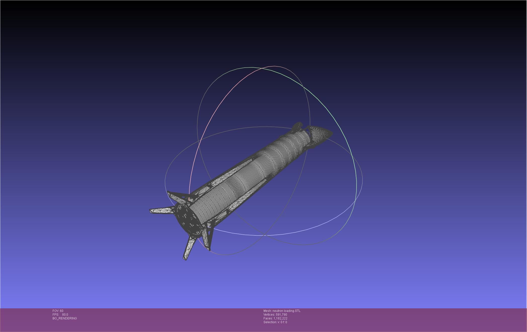 Rocket Lab Neutron Updated Version 3D print model_72