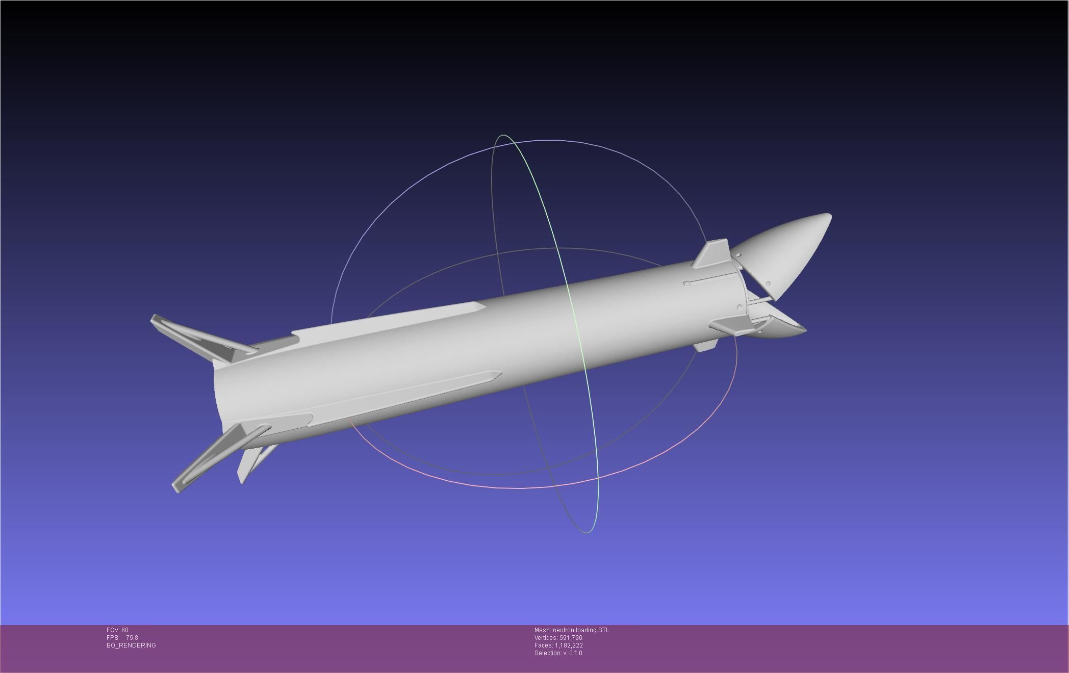 Rocket Lab Neutron Updated Version 3D print model_99