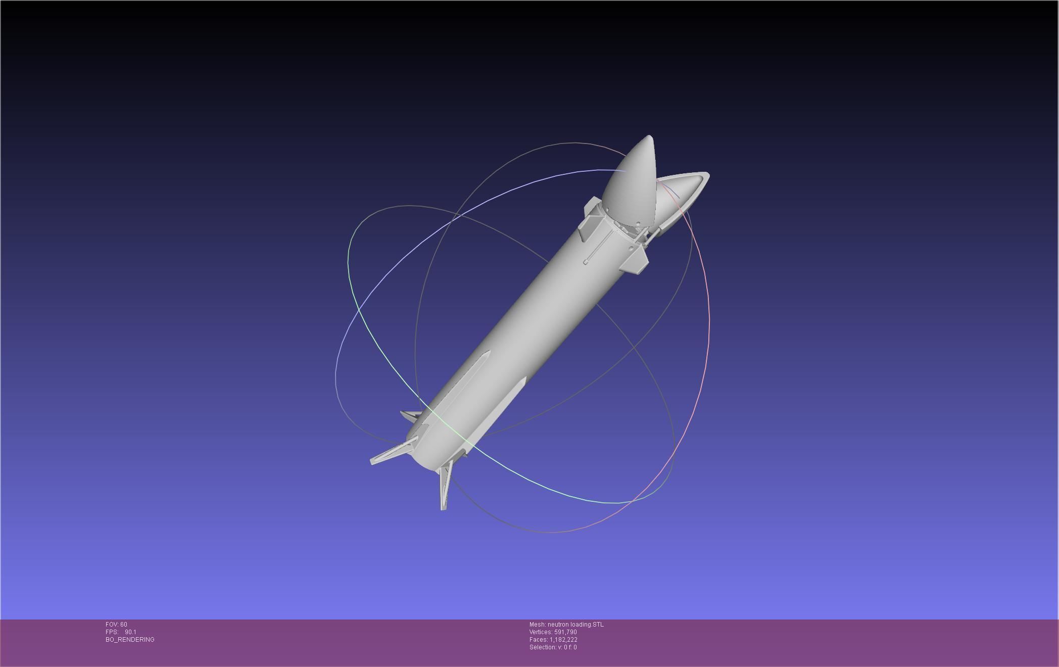 Rocket Lab Neutron Updated Version 3D print model_84