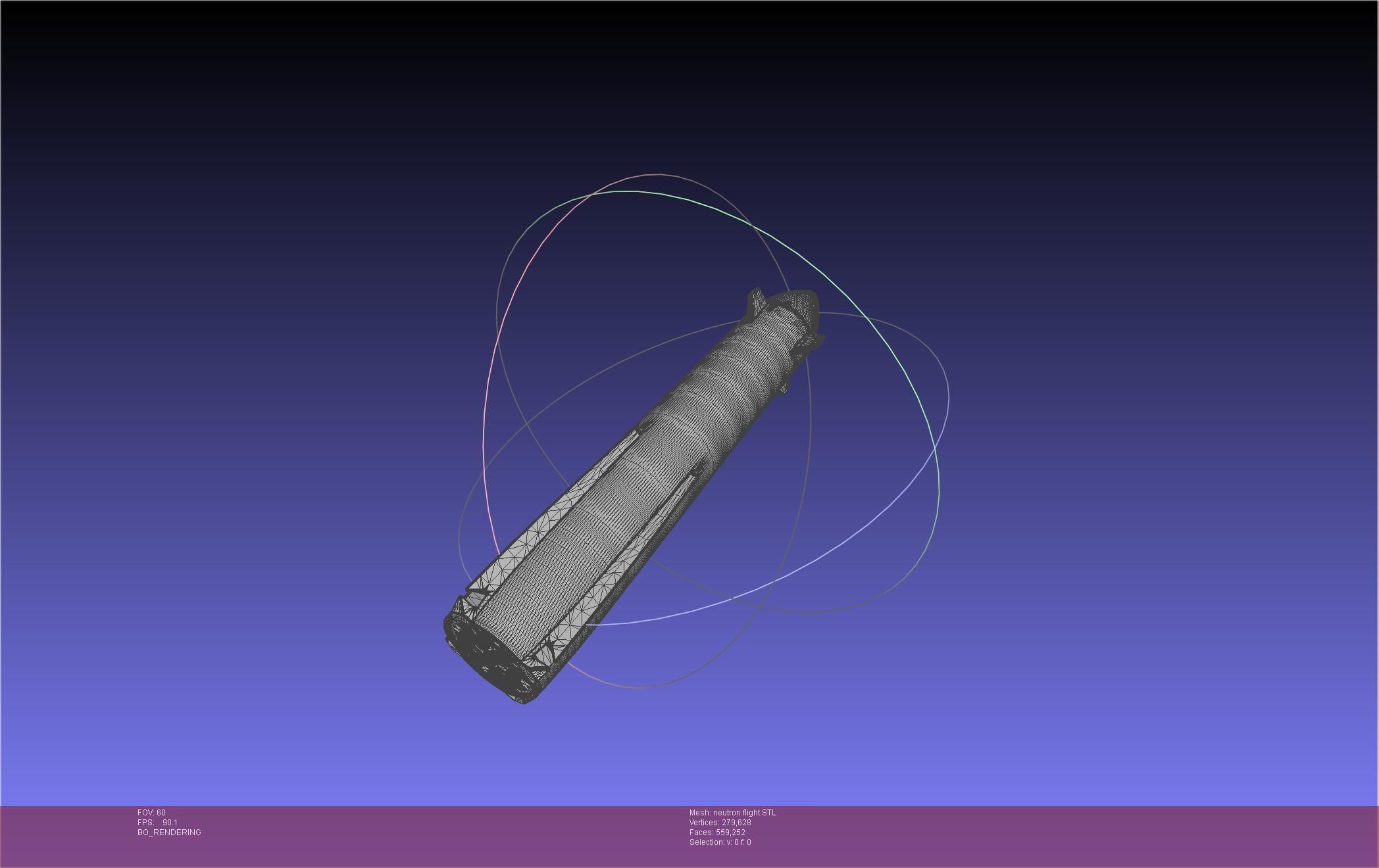 Rocket Lab Neutron Updated Version 3D print model_22