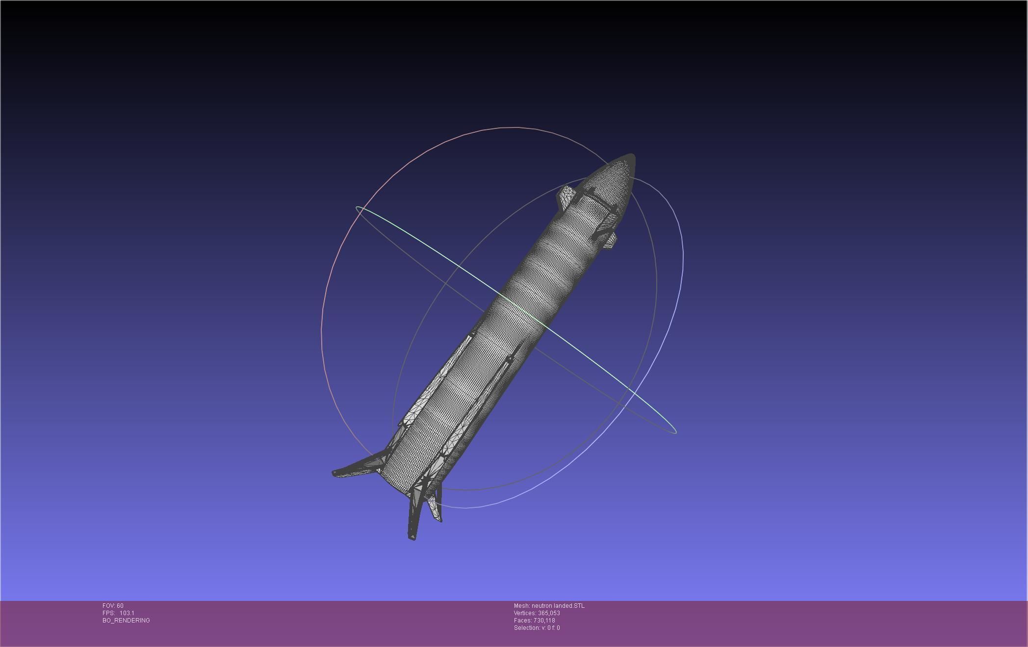 Rocket Lab Neutron Updated Version 3D print model_74