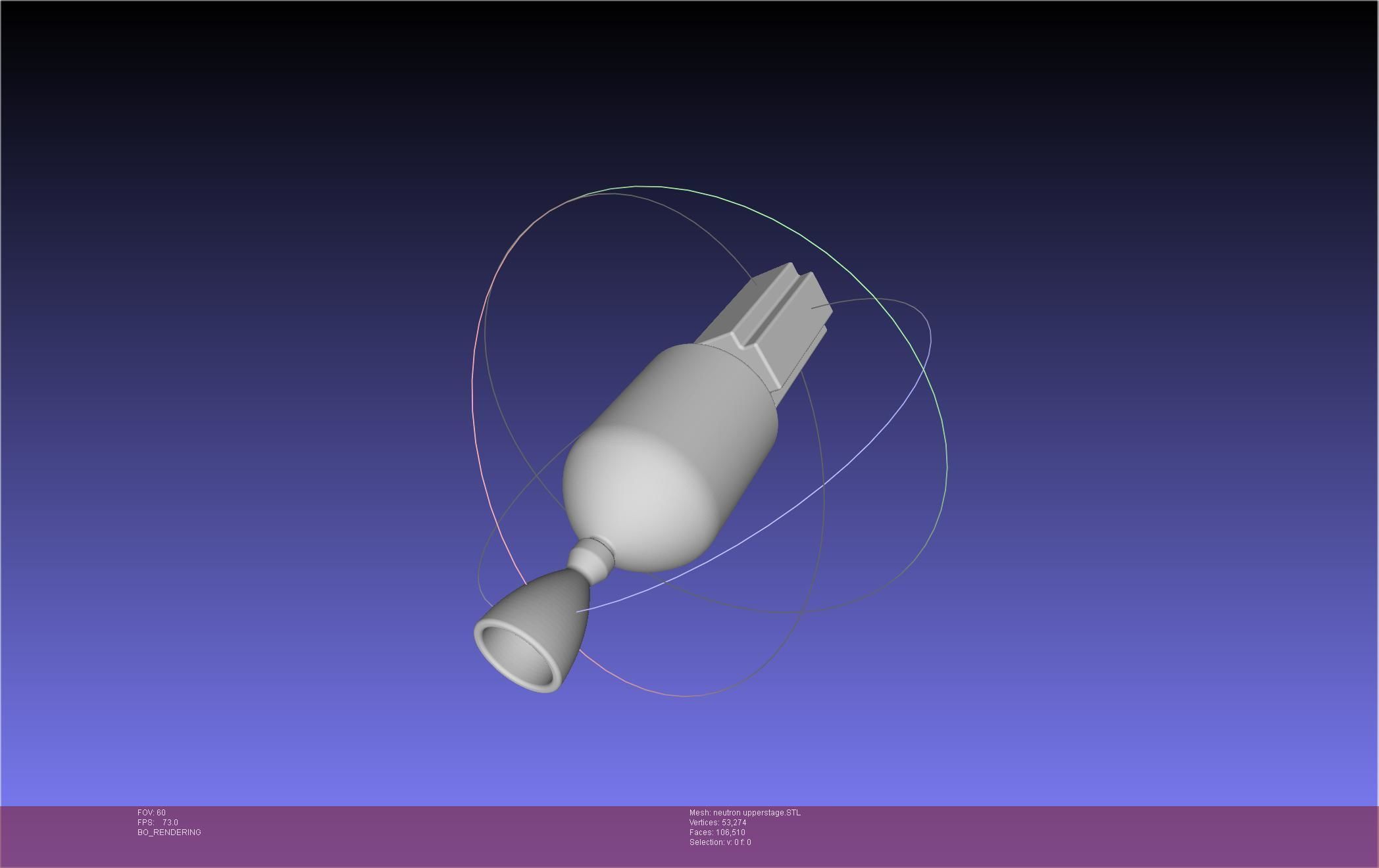 Rocket Lab Neutron Updated Version 3D print model_123