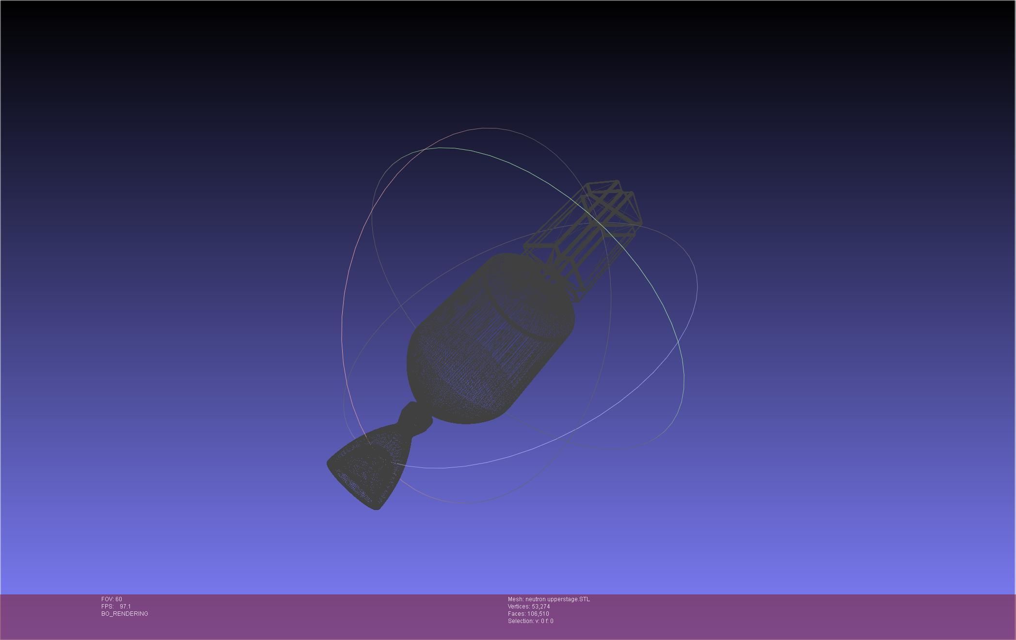 Rocket Lab Neutron Updated Version 3D print model_129