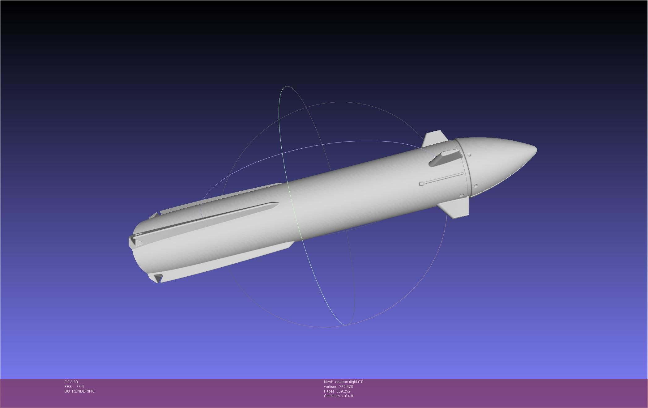 Rocket Lab Neutron Updated Version 3D print model_20